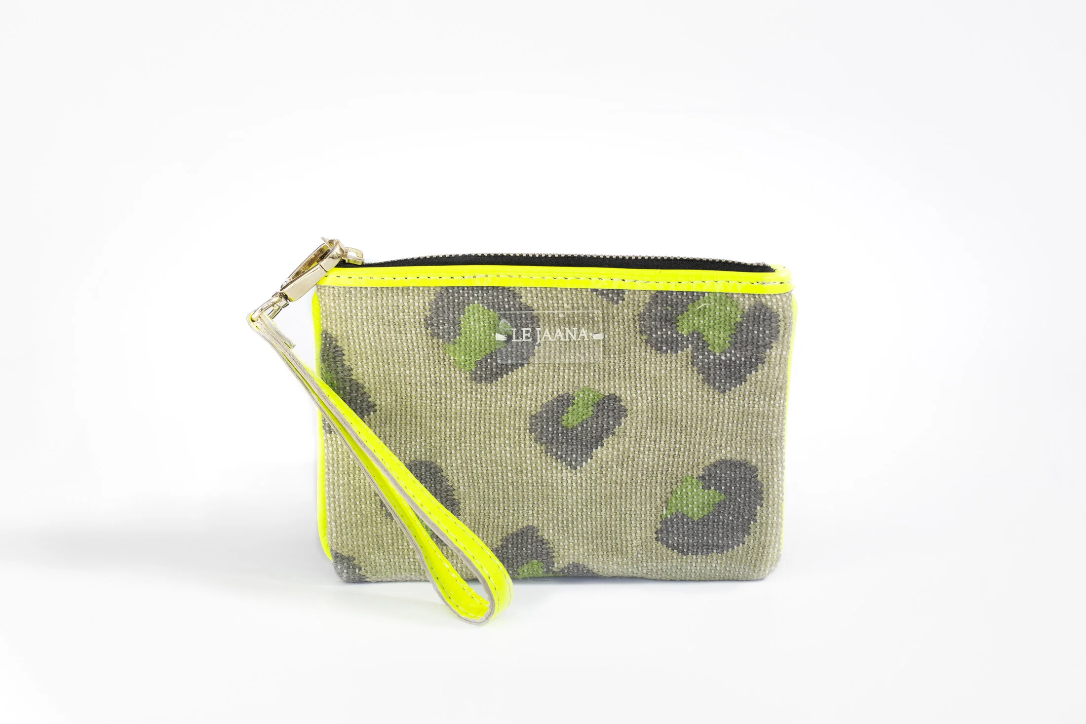 Leopard and Neon Small Purse