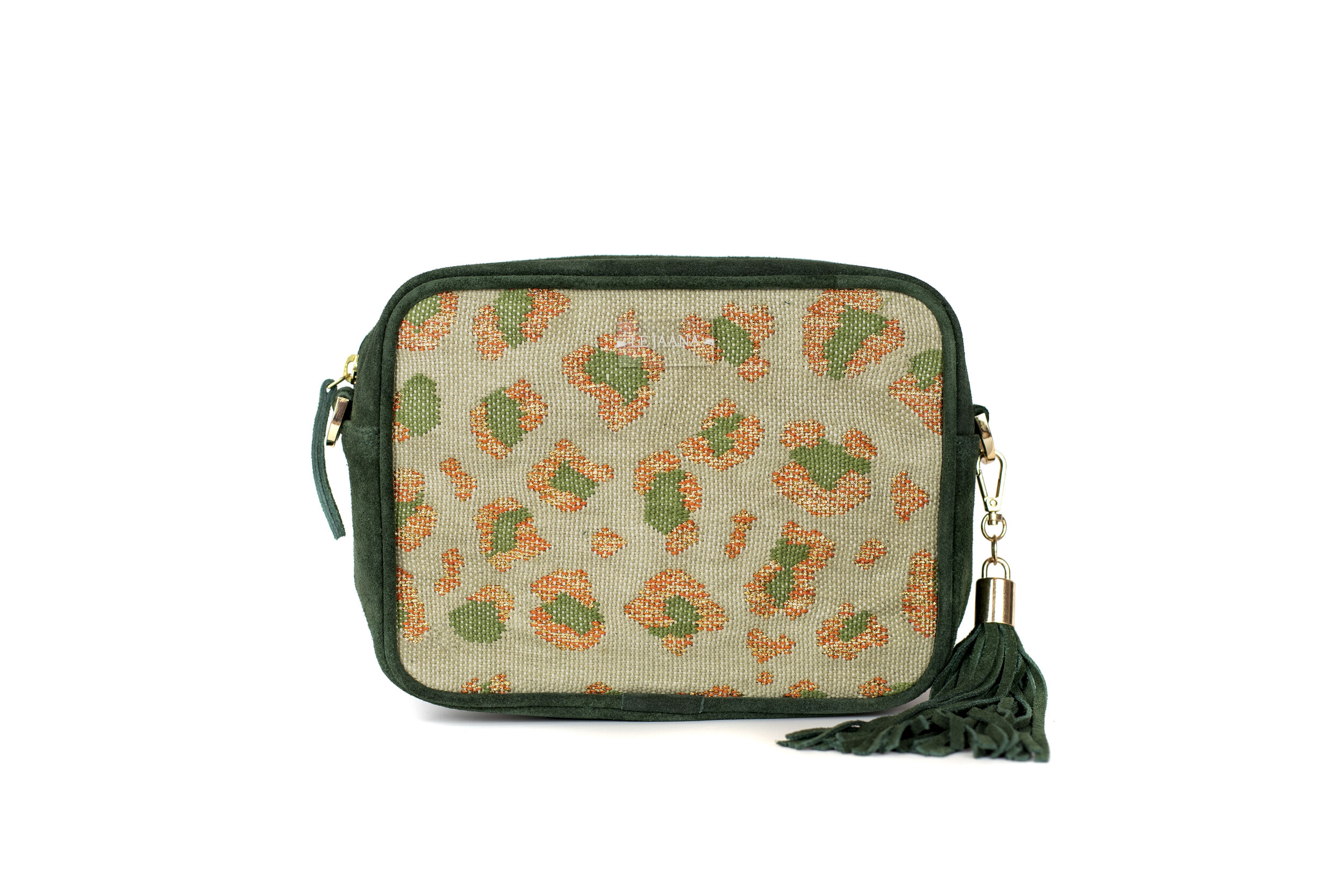 Leopard and Gold Camera bag