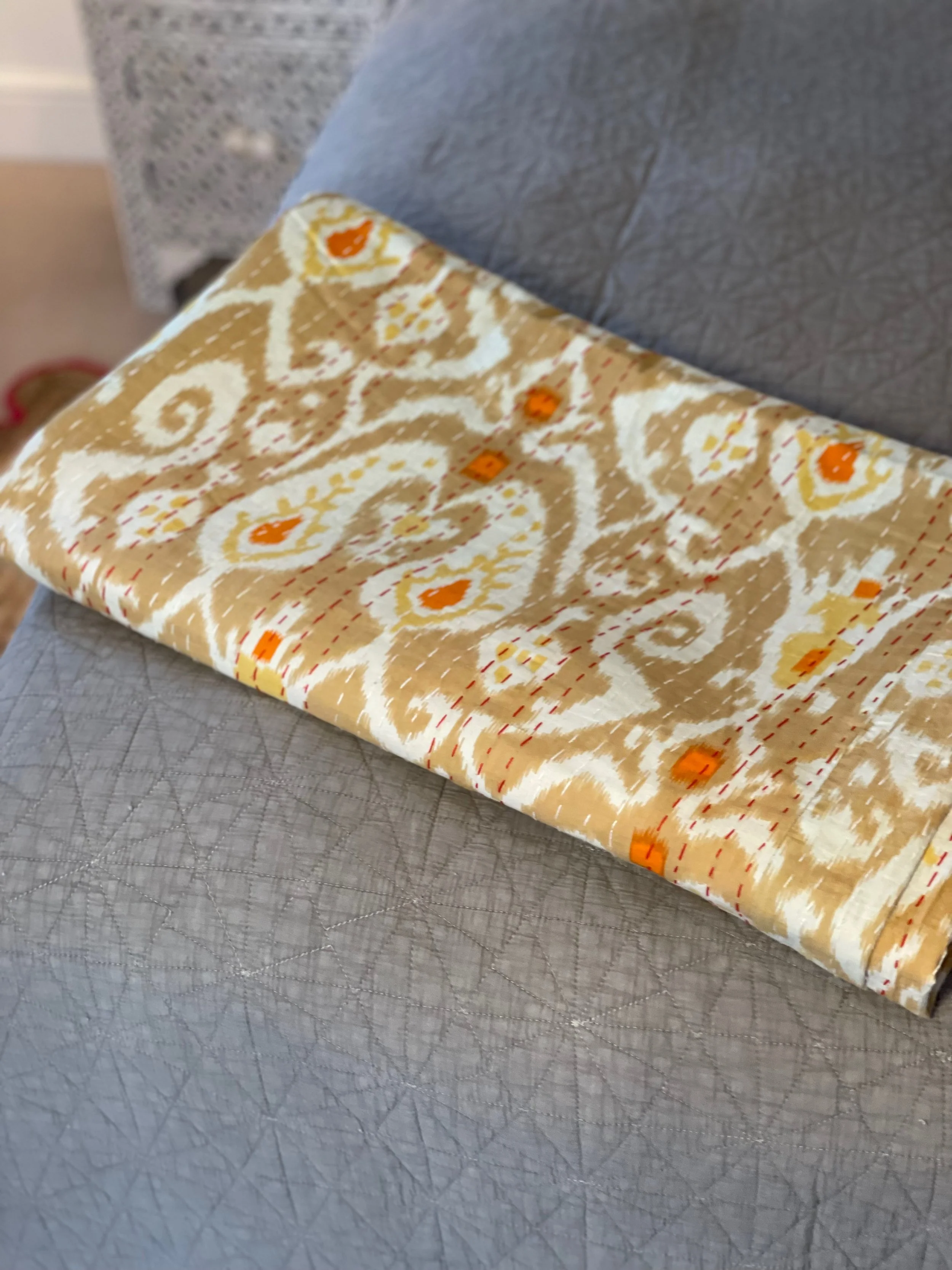 Yellow Mustard Kantha