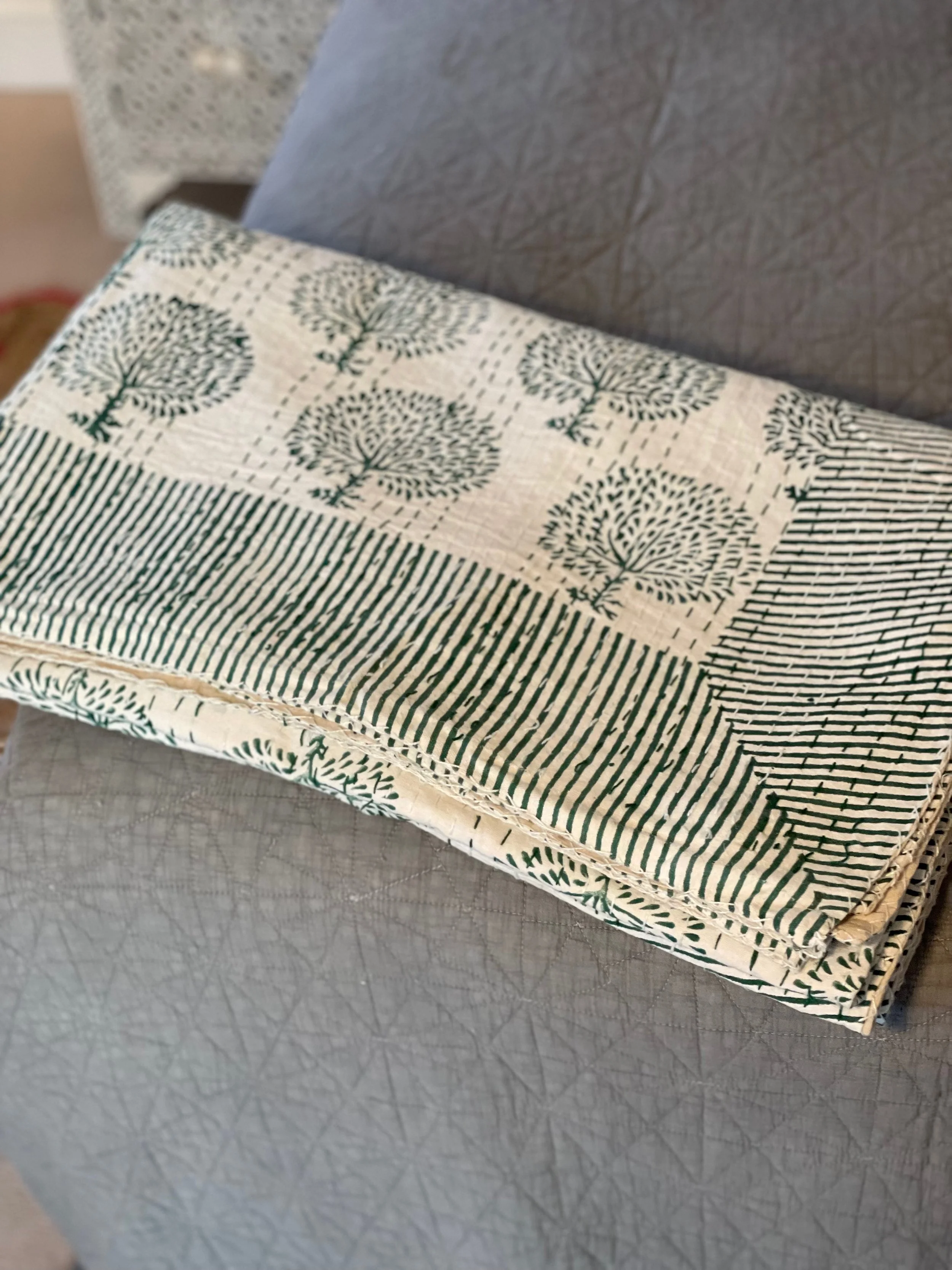 Green Mulberry Kantha