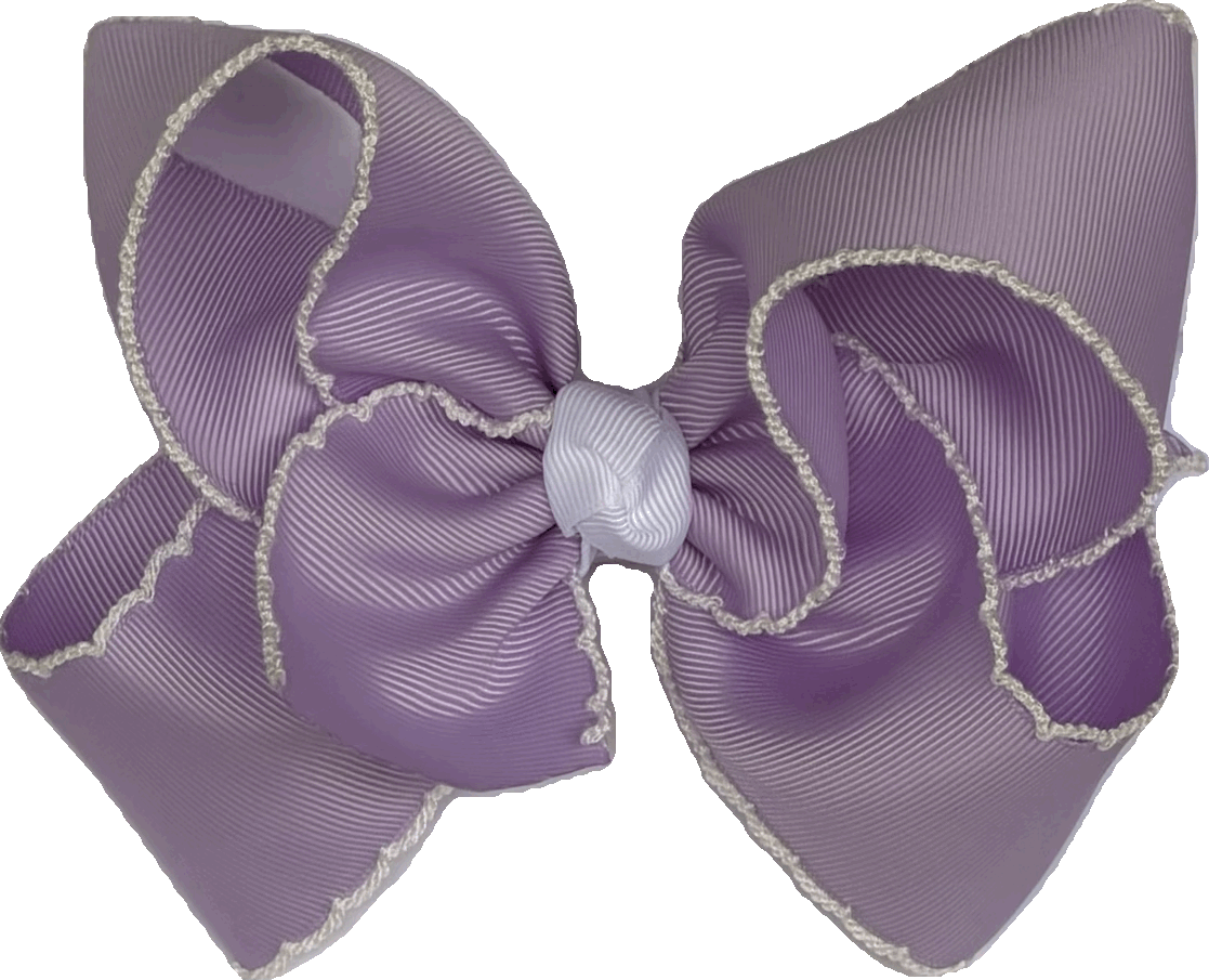 Orchid w/ White Moon Stitch