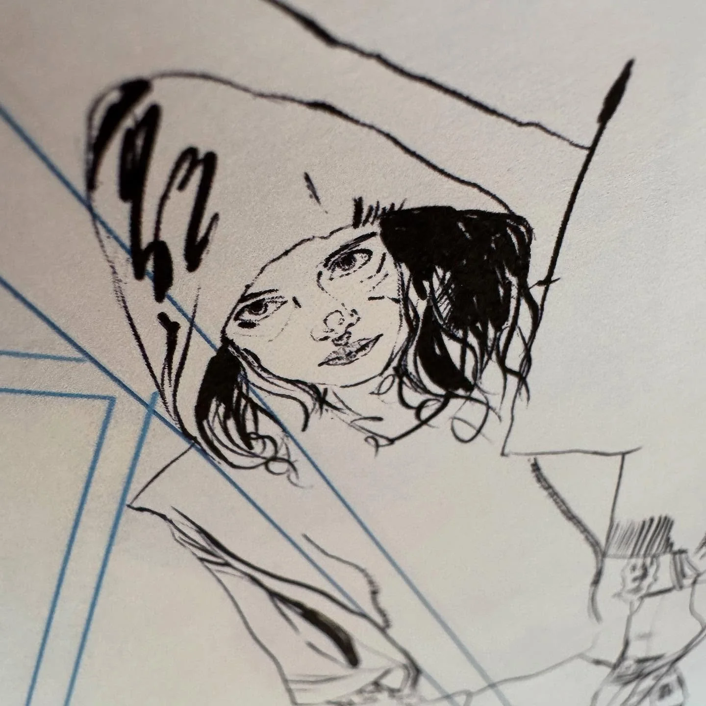 Full details coming soon. A new comic book project with support from The Arts Council England. I&rsquo;m currently busy working up frames and finalising details of the adaptation from film to graphic novel. - Process.
.
.
.
#artscouncilcollection #ac