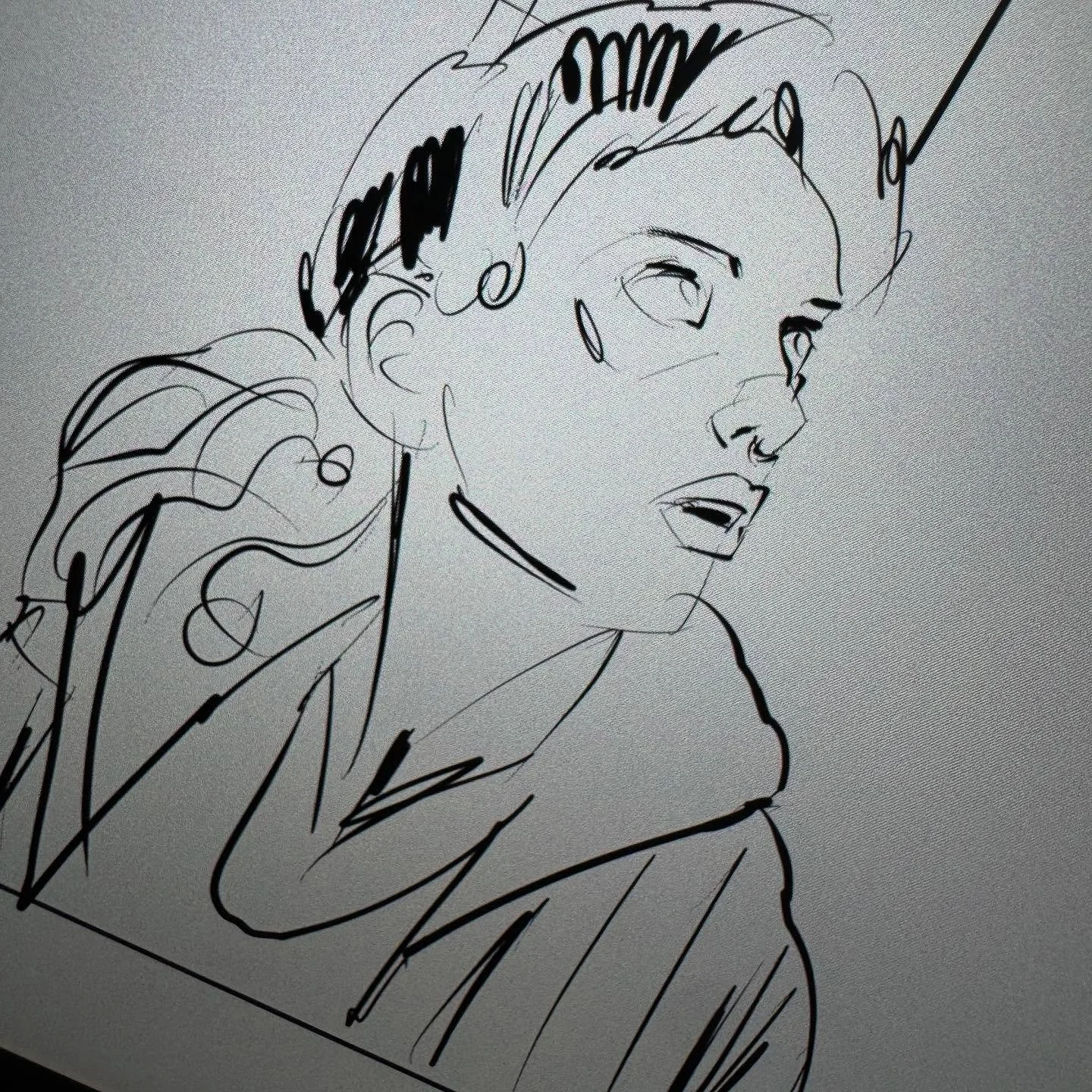 Full details coming soon. A new comic book project with support from The Arts Council England. I&rsquo;m currently busy working up frames and finalising details of the adaptation from film to graphic novel. - Process. A page full of figures! 
.
.
.
#