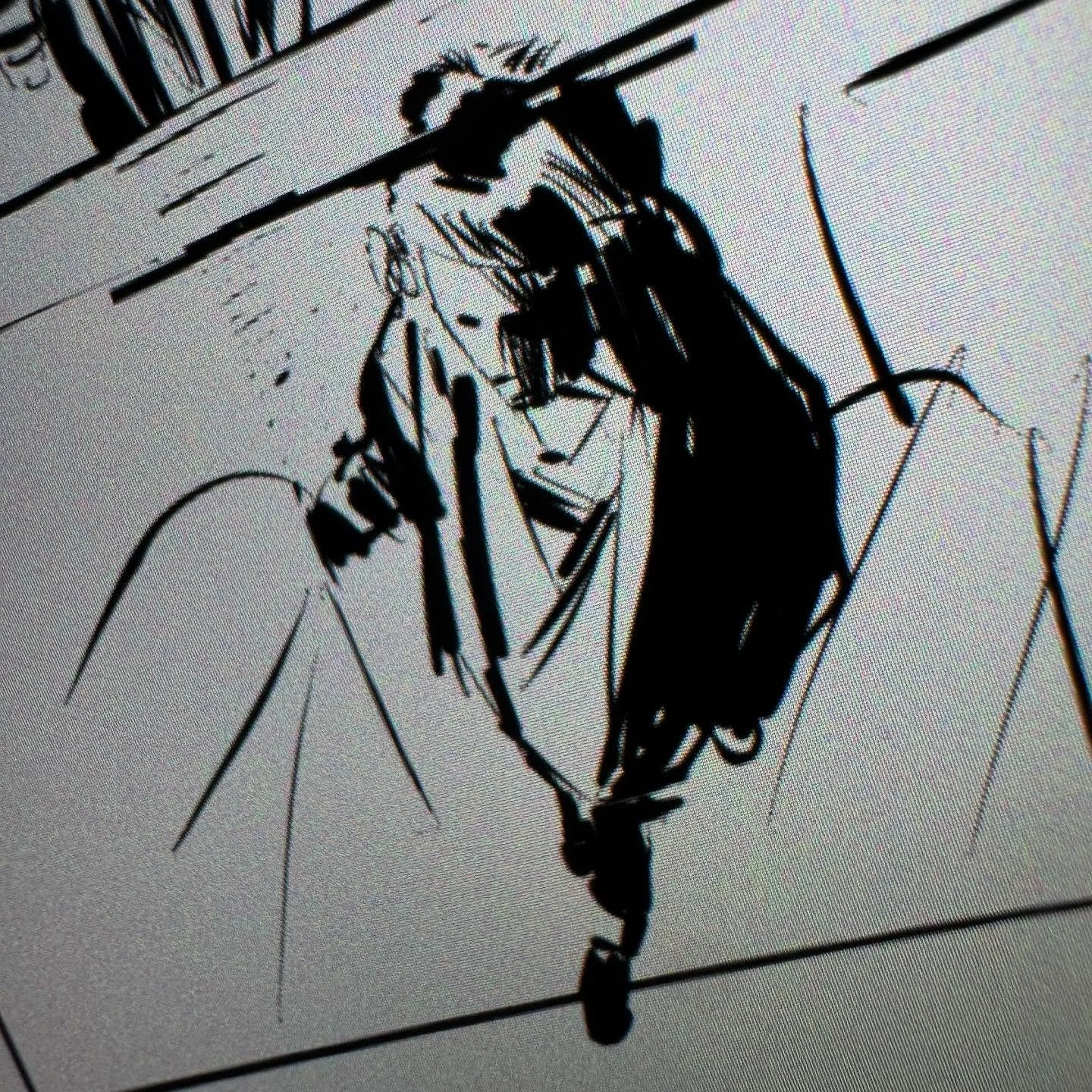 Full details coming soon. A new comic book project with support from The Arts Council England. I&rsquo;m currently busy working up frames and finalising details of the adaptation from film to graphic novel. - Process. A page full of figures! 
.
.
.
#