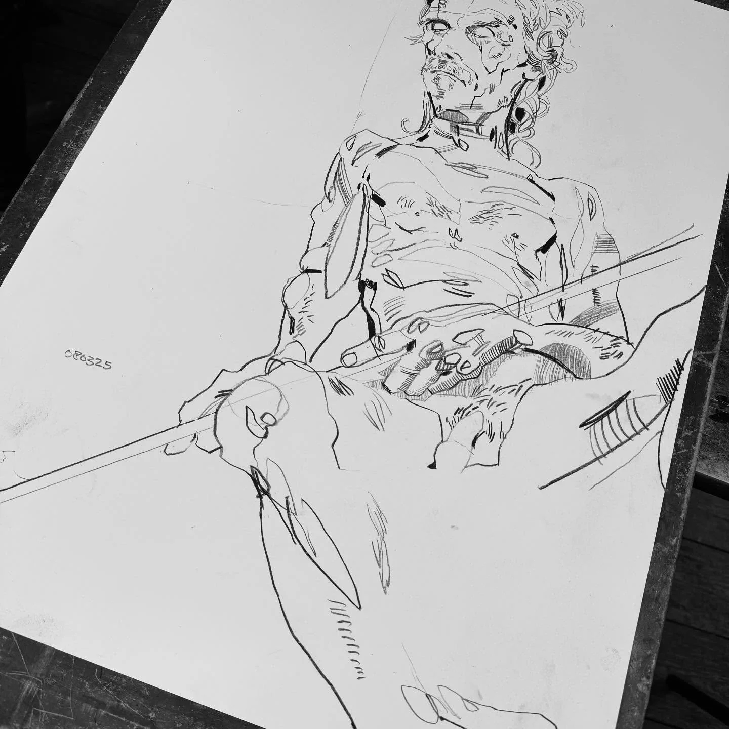 30min from life @sussexcountyartsclub 
.
.
#artscouncilcollection #aceagrams #dycp #alexharrapstudio #lifedrawing