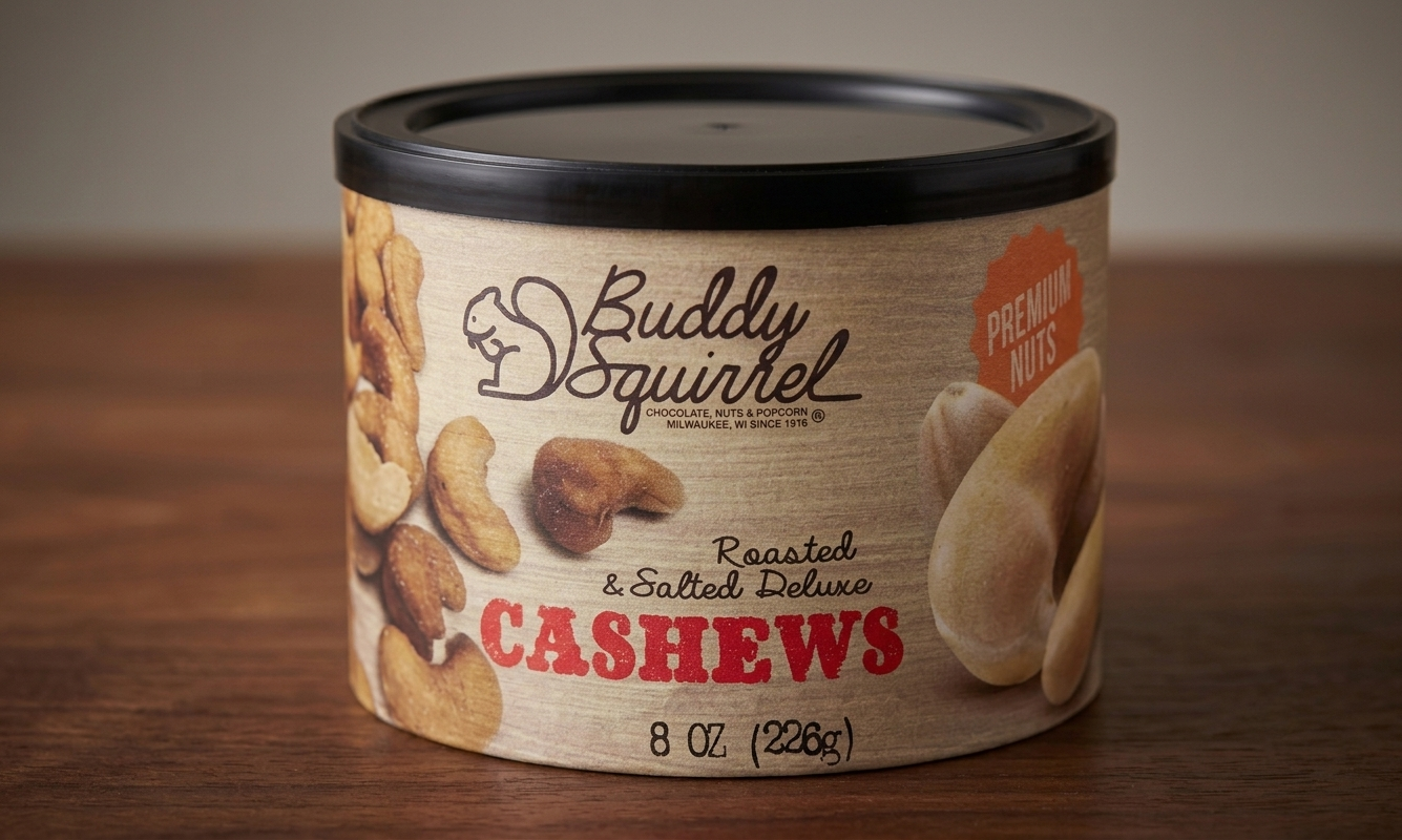 Deluxe CASHEWS 8 oz. can