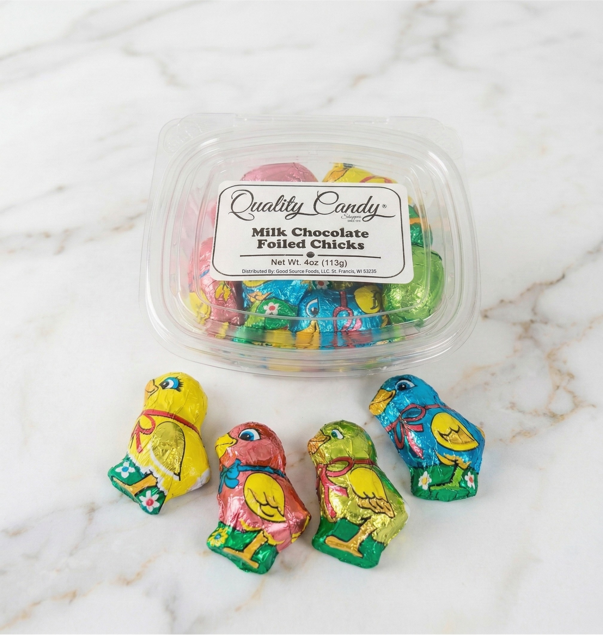 FOILED CHICKS (MILK CHOCOLATE)