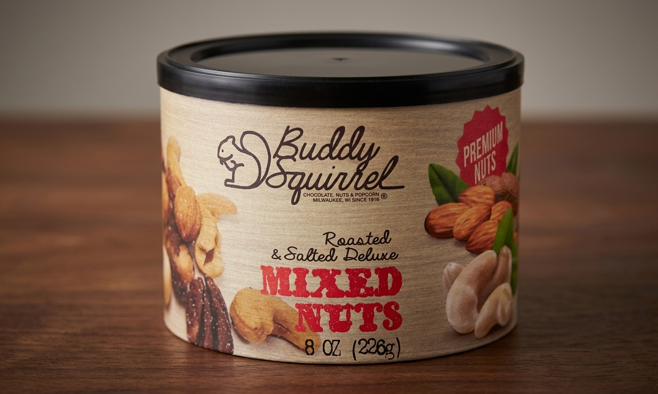 Deluxe MIXED NUTS 8 oz. can