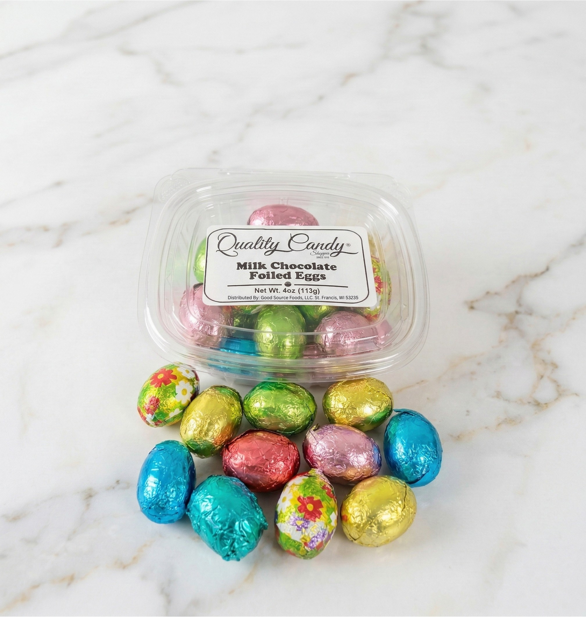 FOILED EASTER EGGS (MILK CHOCOLATE)