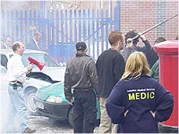 Medical cover while filming on set