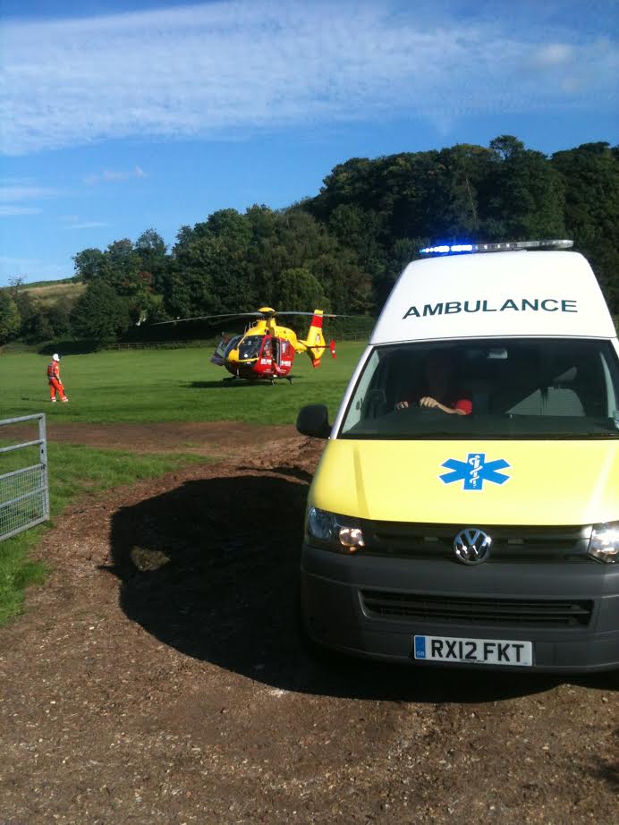 4x4 VW Ambulance Helicopter HEMS Transfer