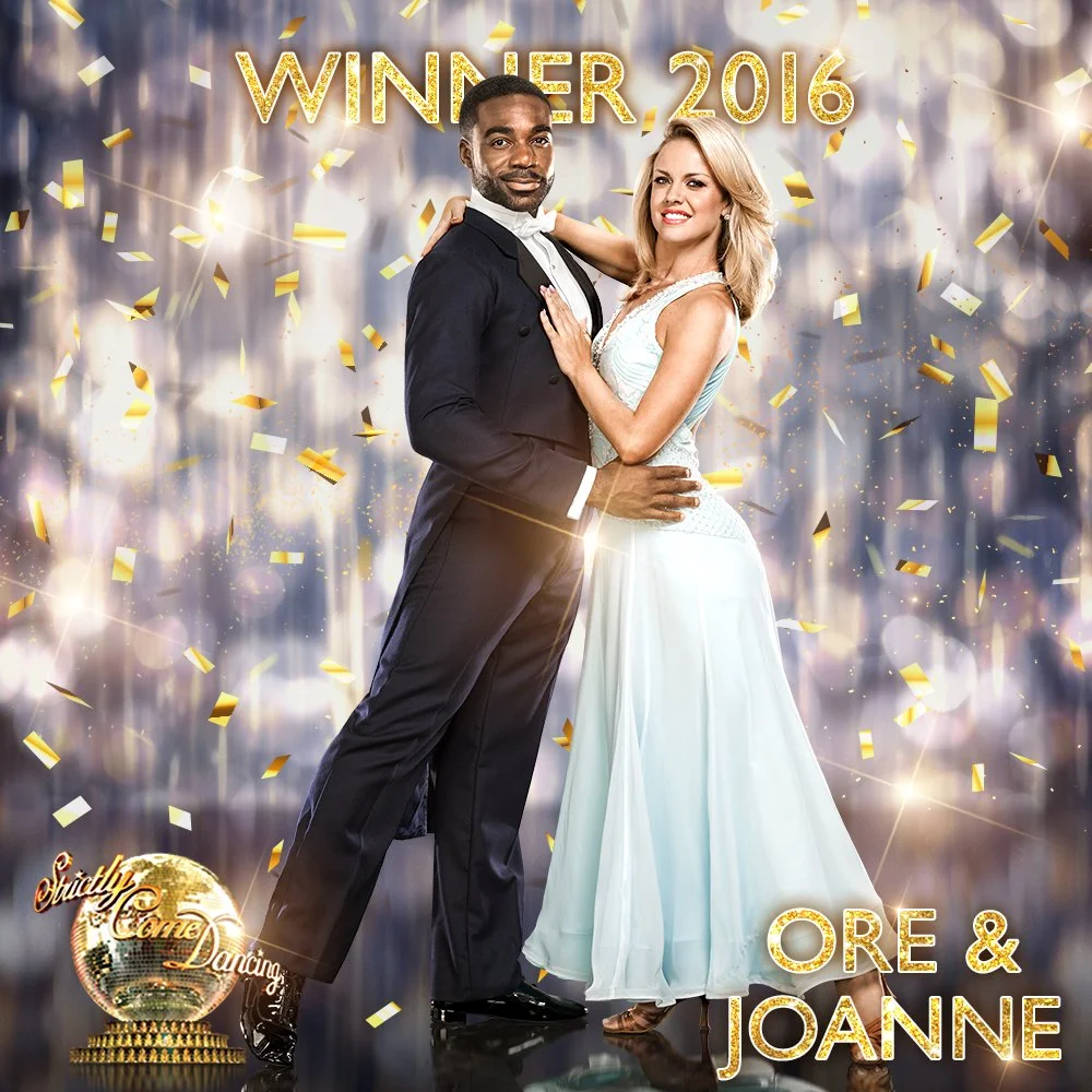 Amazing #StrictlyFinal Well Done @OreOduba @joanneclifton it's been a pleasure looking after you all!