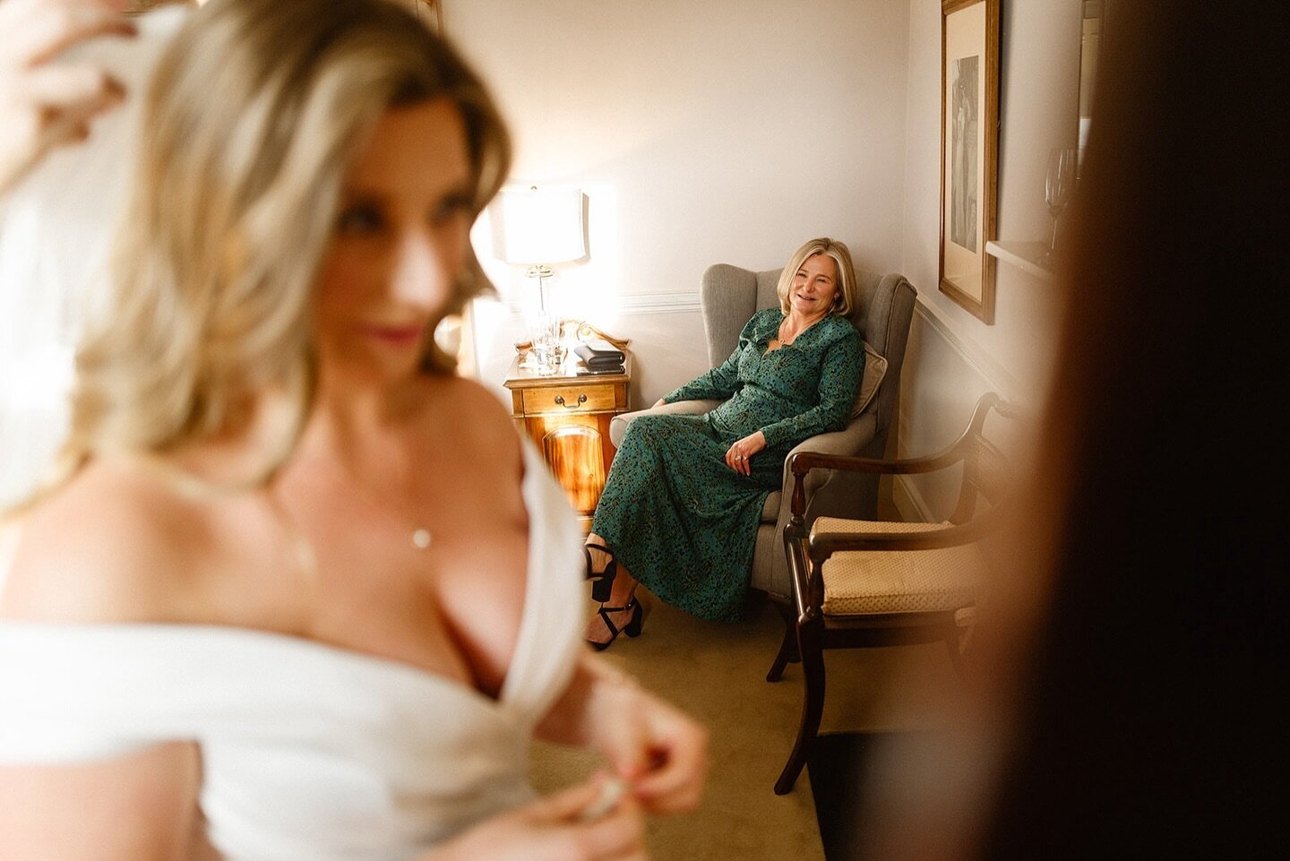 Happy Mother&rsquo;s Day to all of the wonderful Mammy&rsquo;s. 

Love this photo of Julie on her wedding day with her Mum, Sarah watching on. A special moment captured by @davidmcclellandphotography 

#cloughjordanhouse #happymothersday #mothersday 