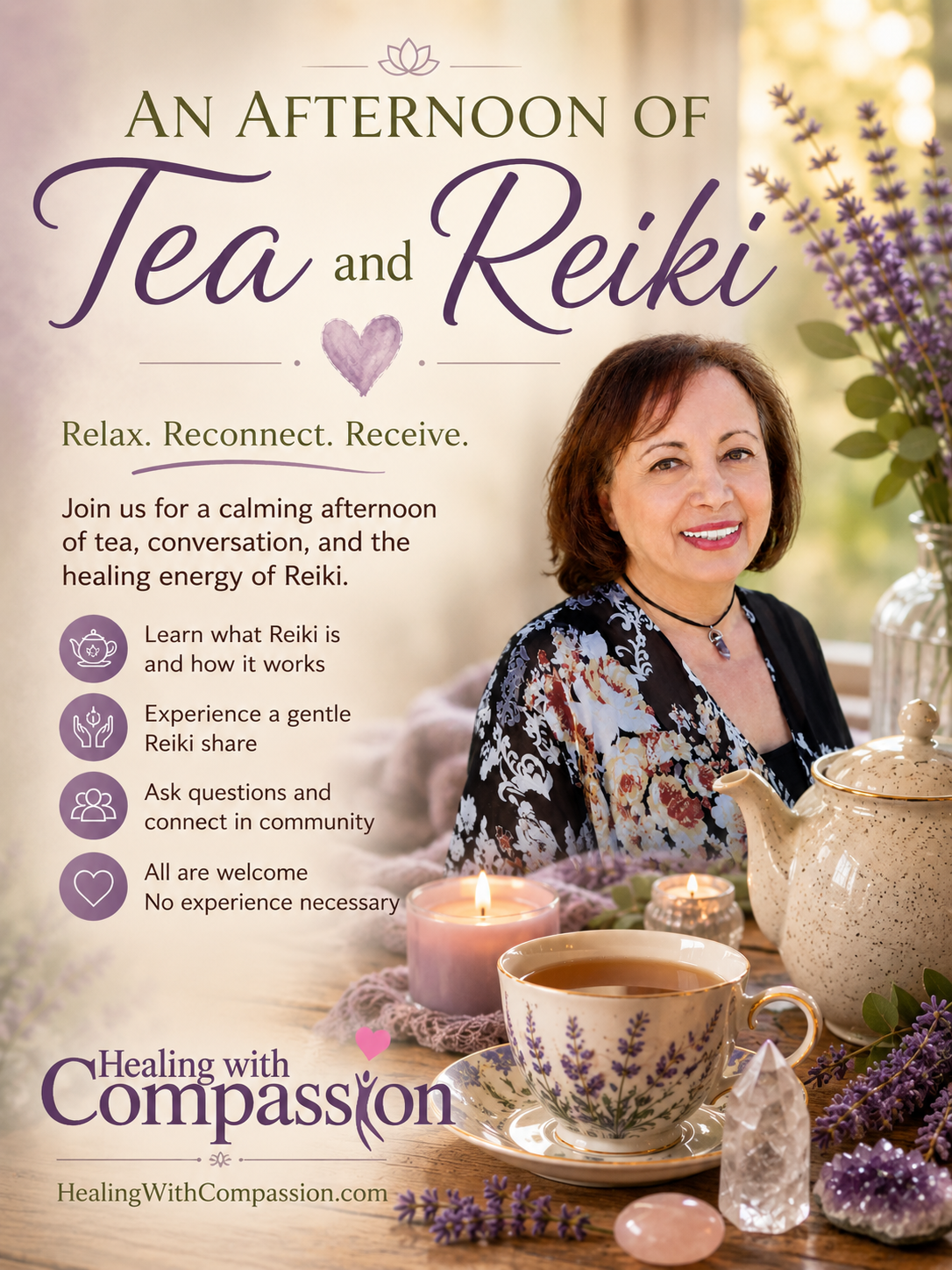 An Afternoon of Tea &amp; Reiki