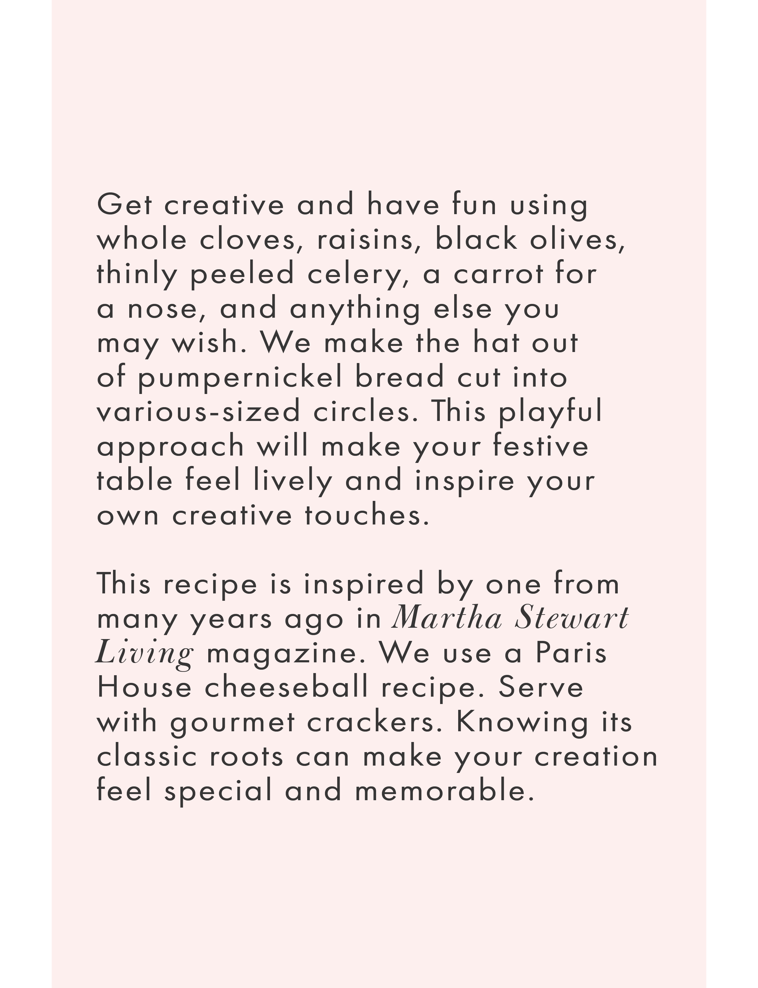 DIY Snowman Cheeseball Recipe