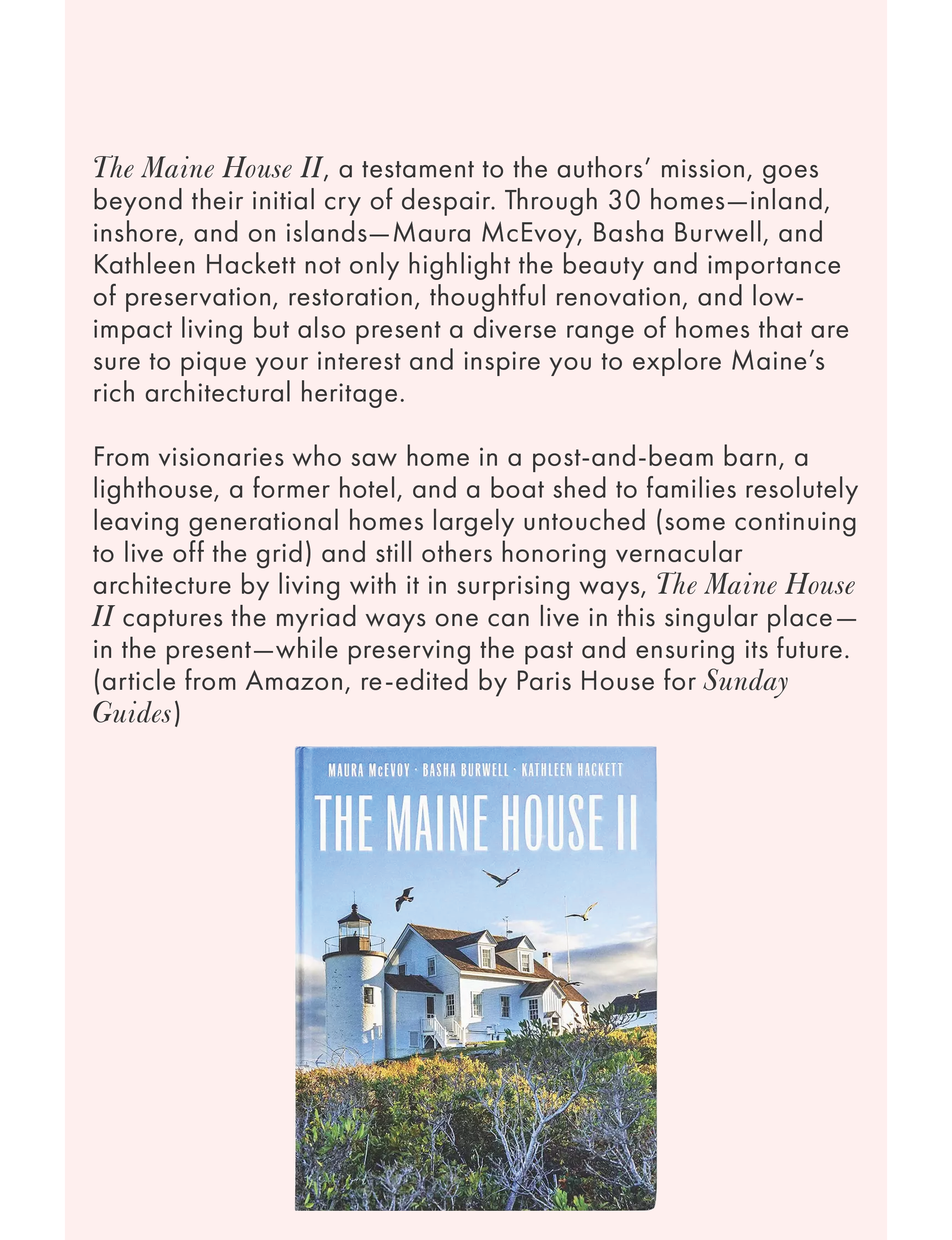 Review of The Maine House II