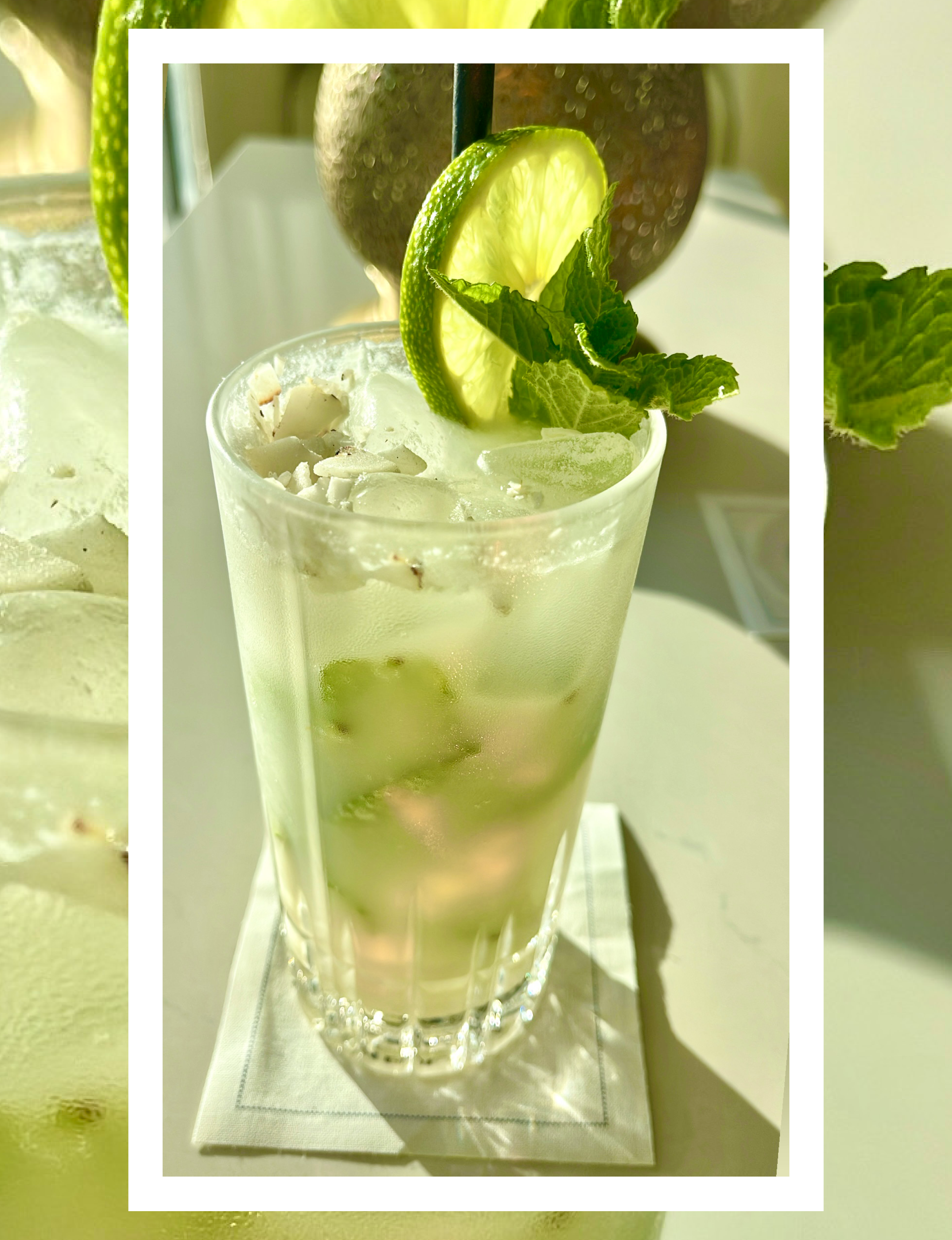 classic Caribbean Mojito at The Cliff Barbados