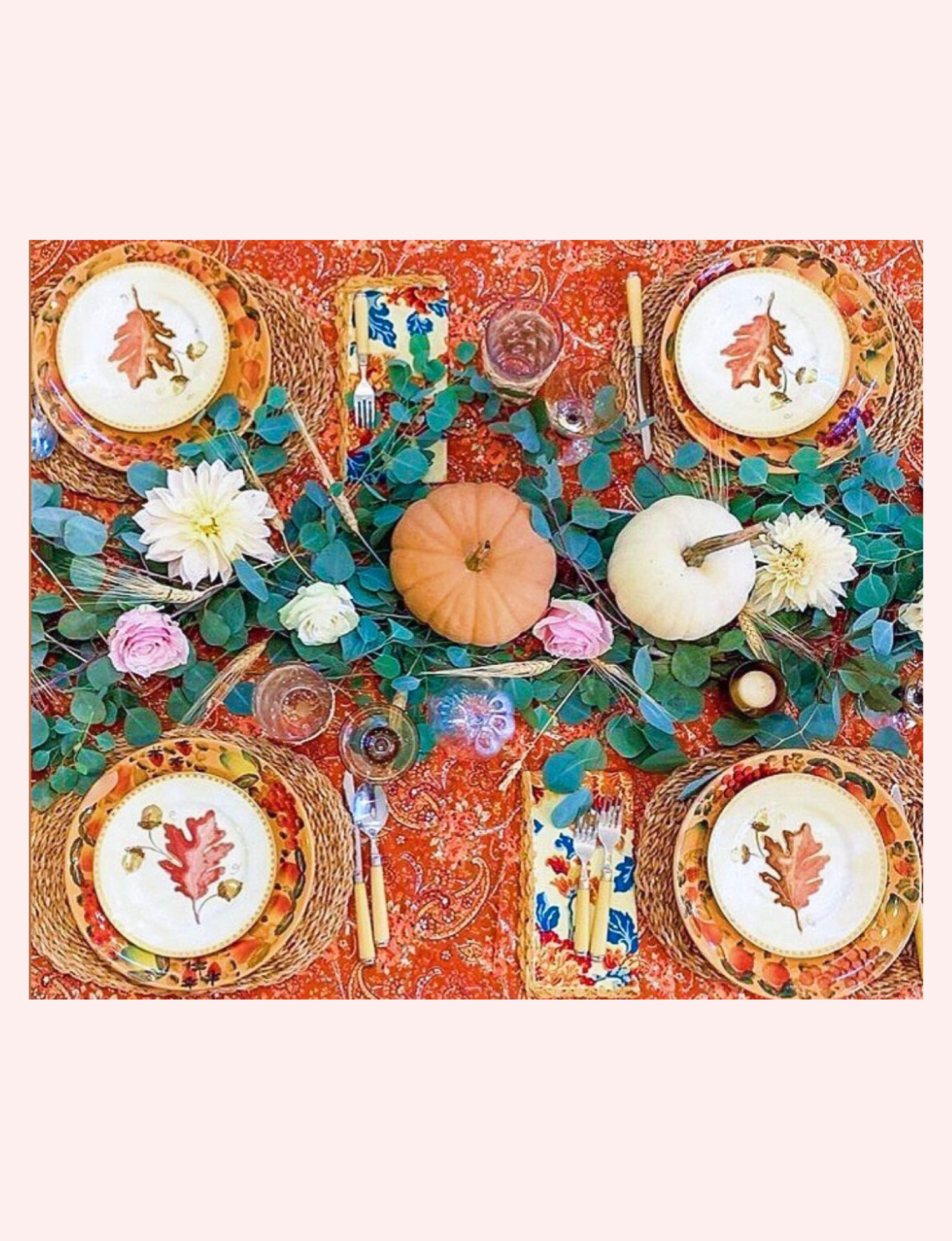 autumn fall table setting