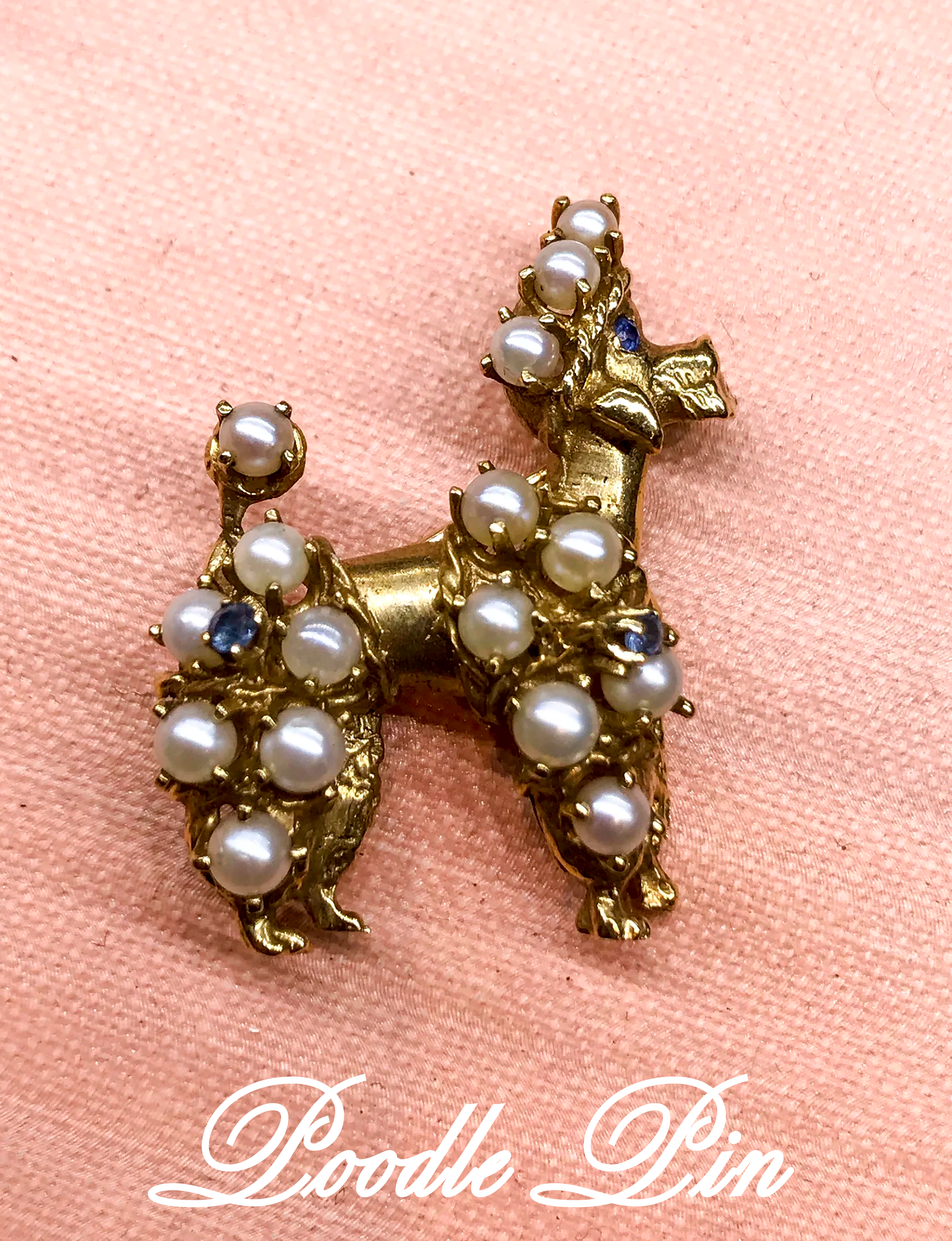 Poodle Pin