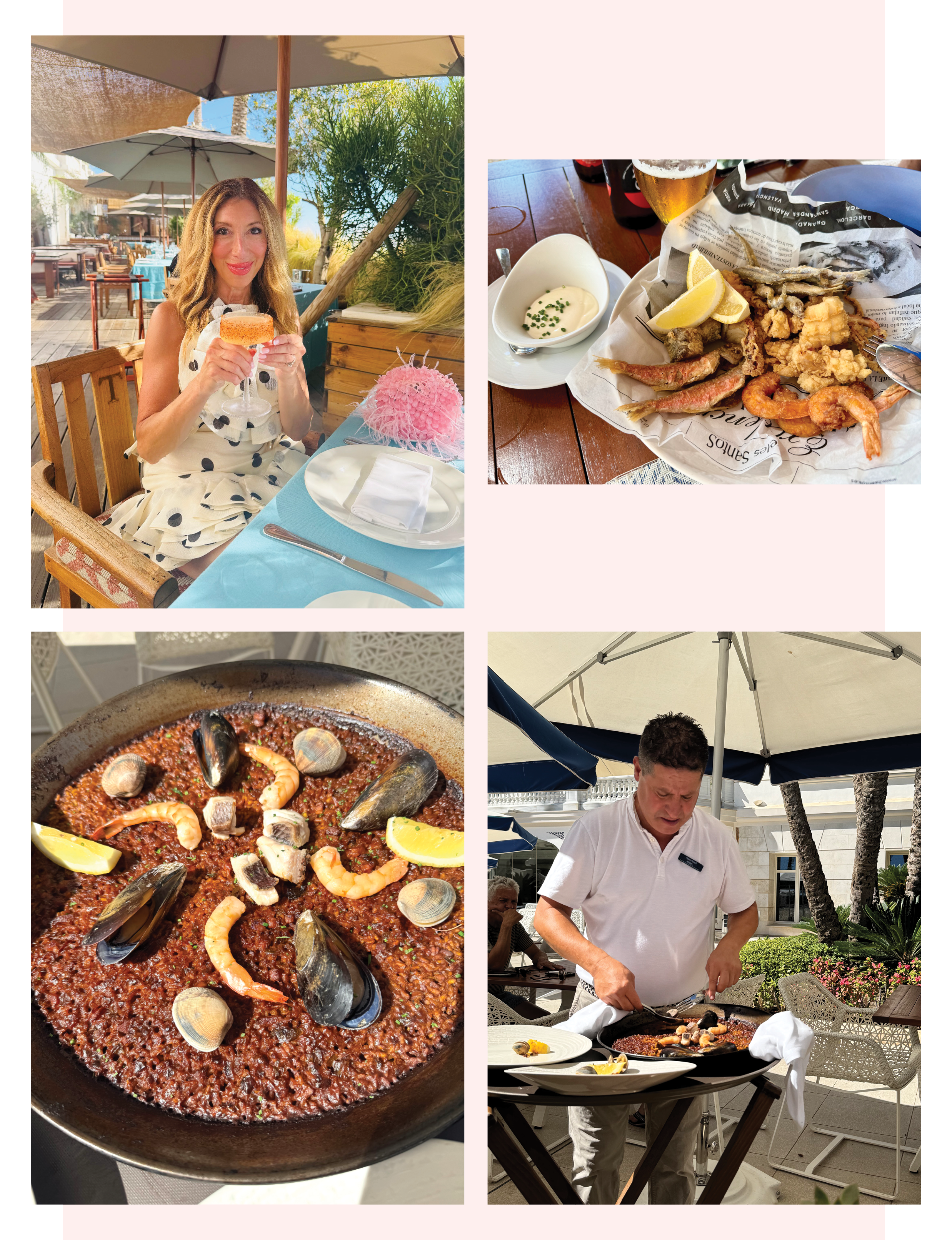 seafood paella dining in Malaga Spain where to eat