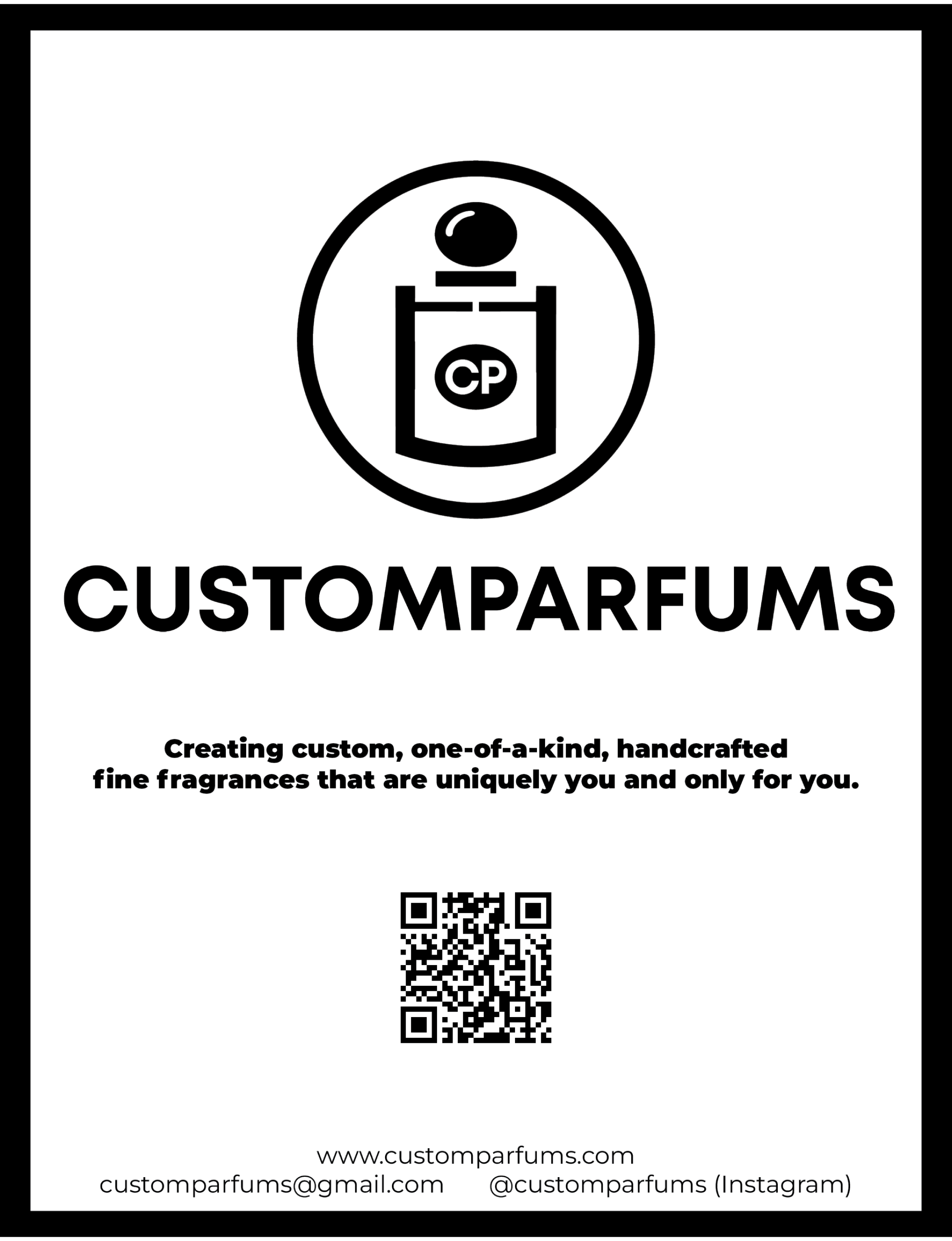 CUSTOMPARFUMS custom one-of-a-kind handcrafted fine fragrances