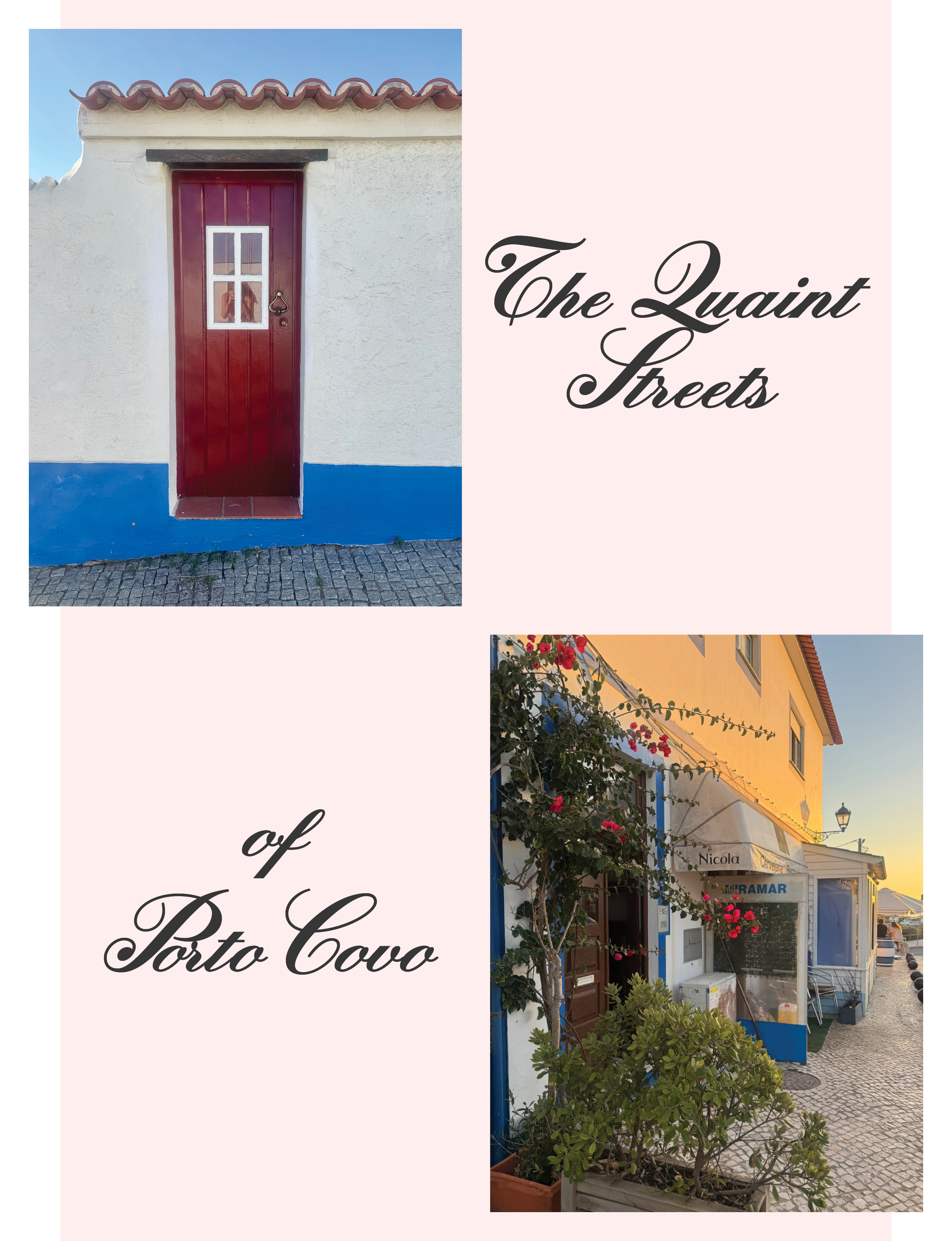 The Quaint Streets of Porto Covo Portugal