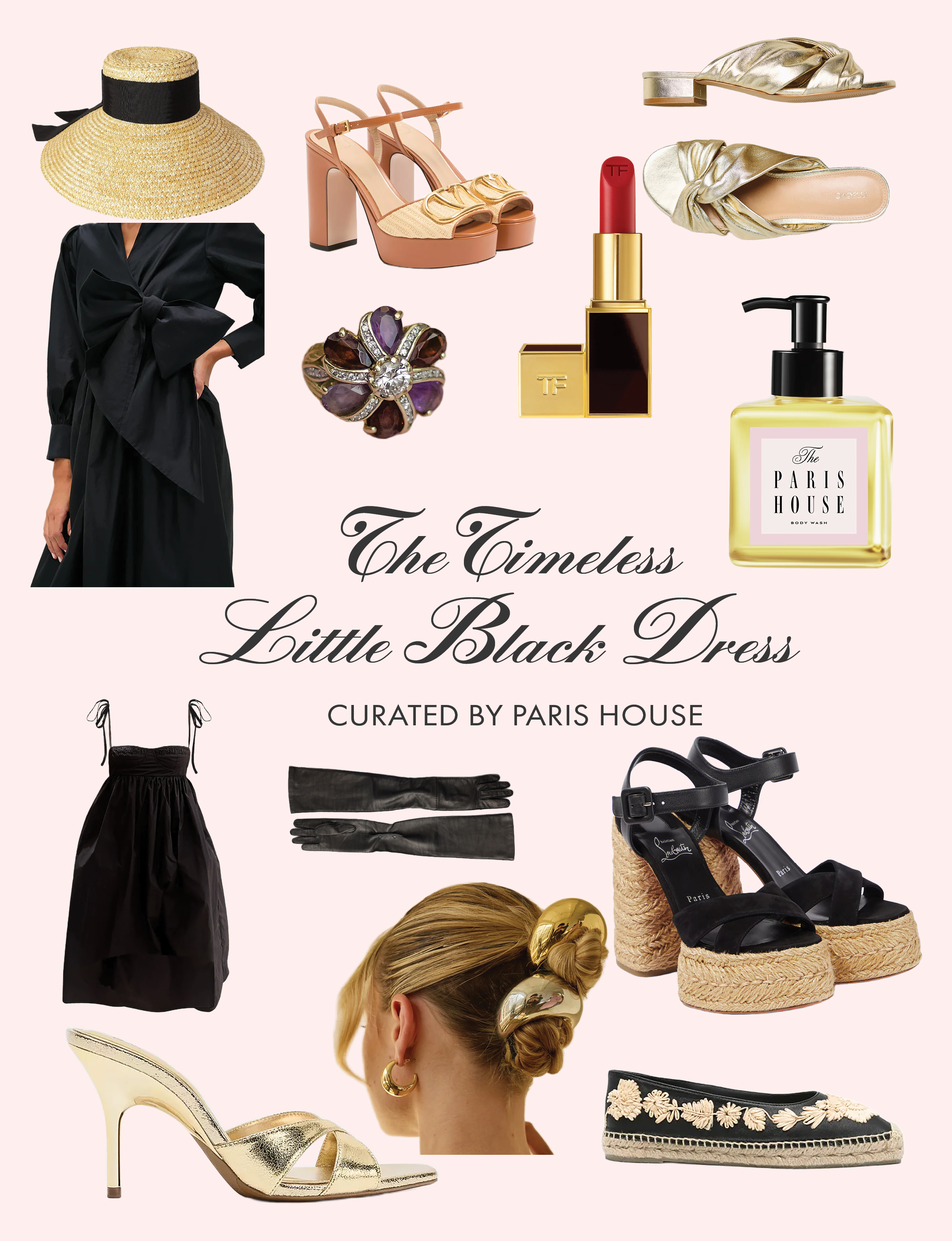 The Timeless Little Black Dress, sophisticated fashion styles trends, curated by Paris House