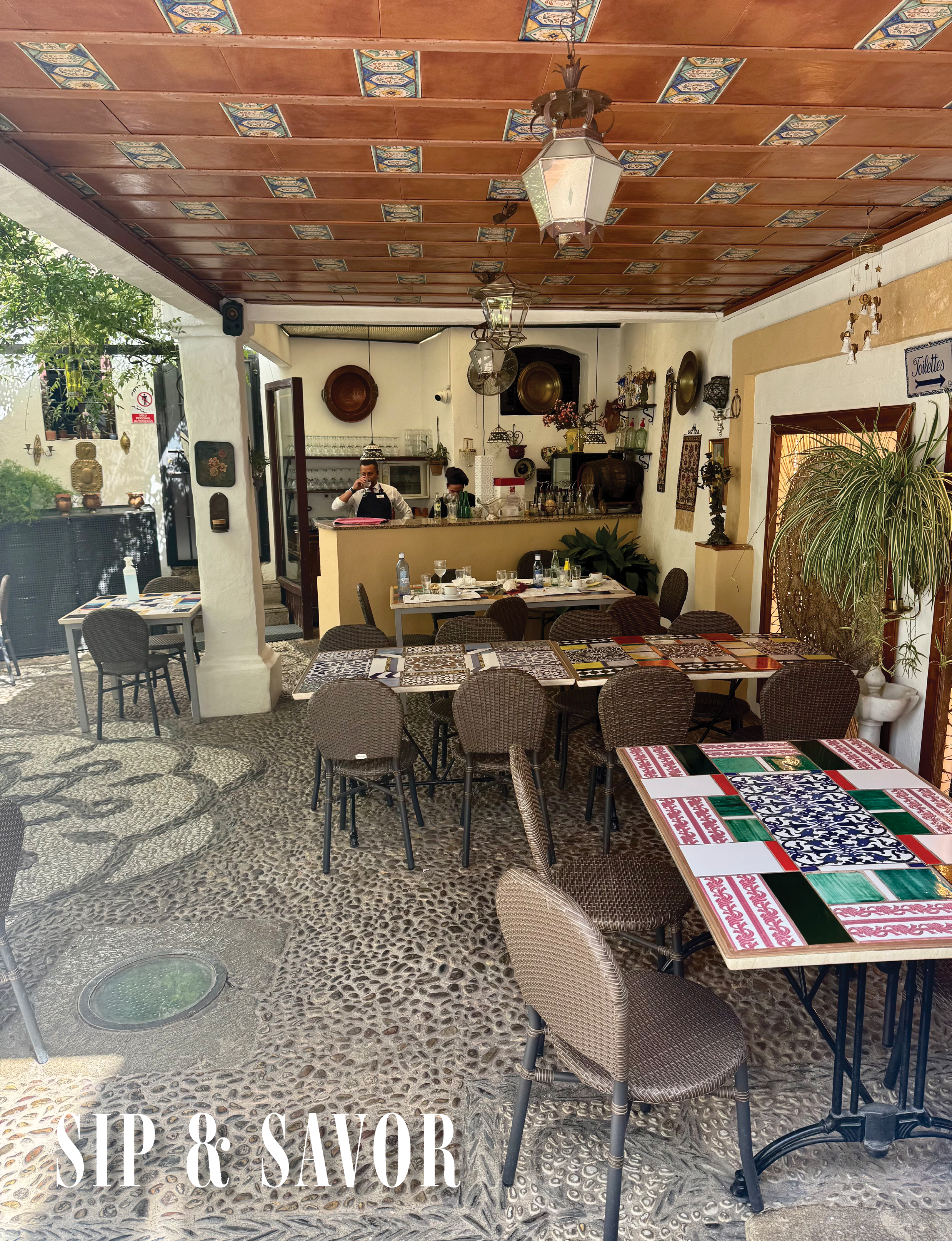 Dining food in Granada Spain