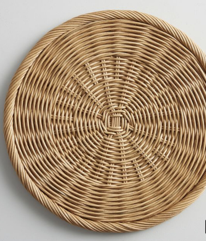Willow Wicker Charger