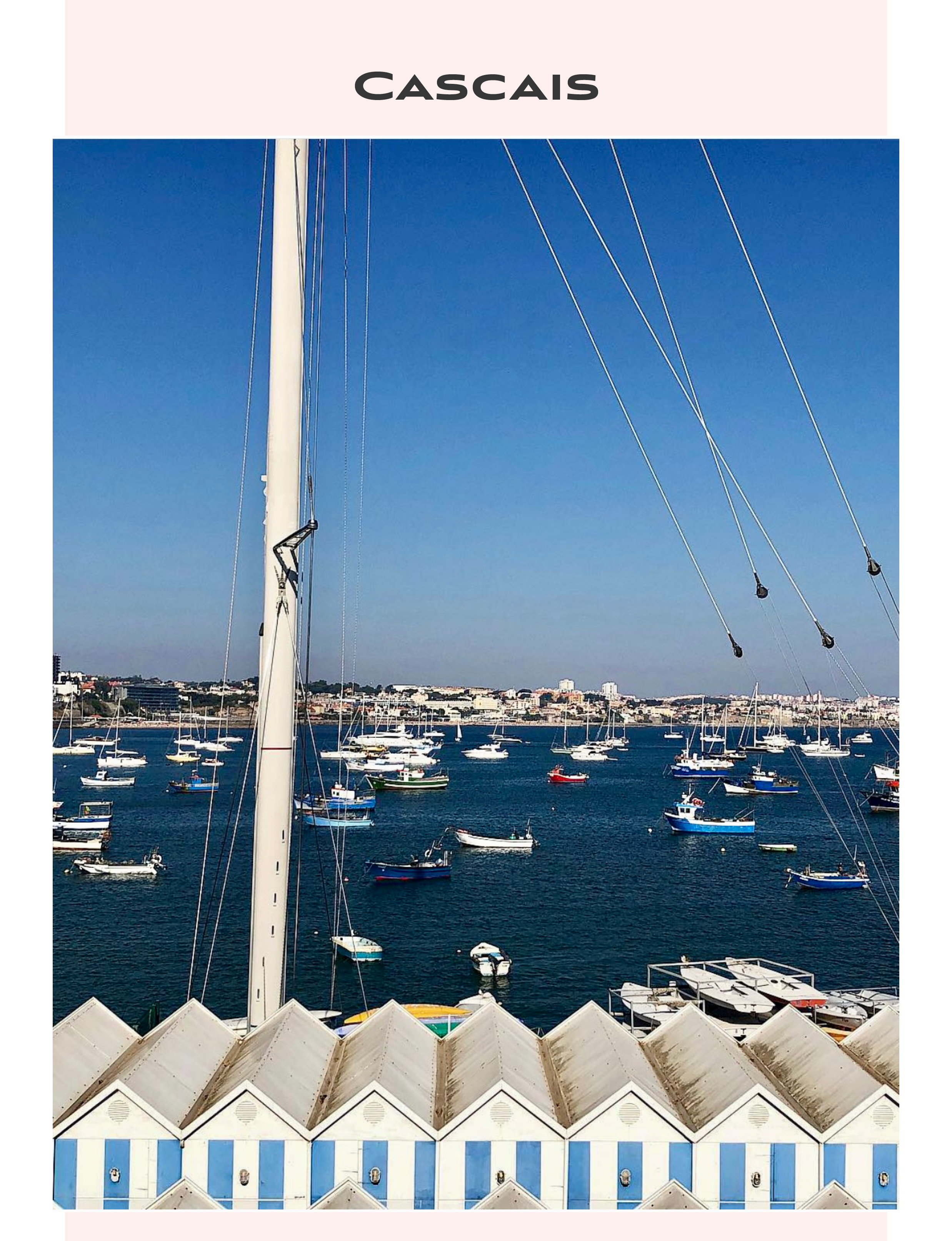 the bay and port of Cascais Portugal