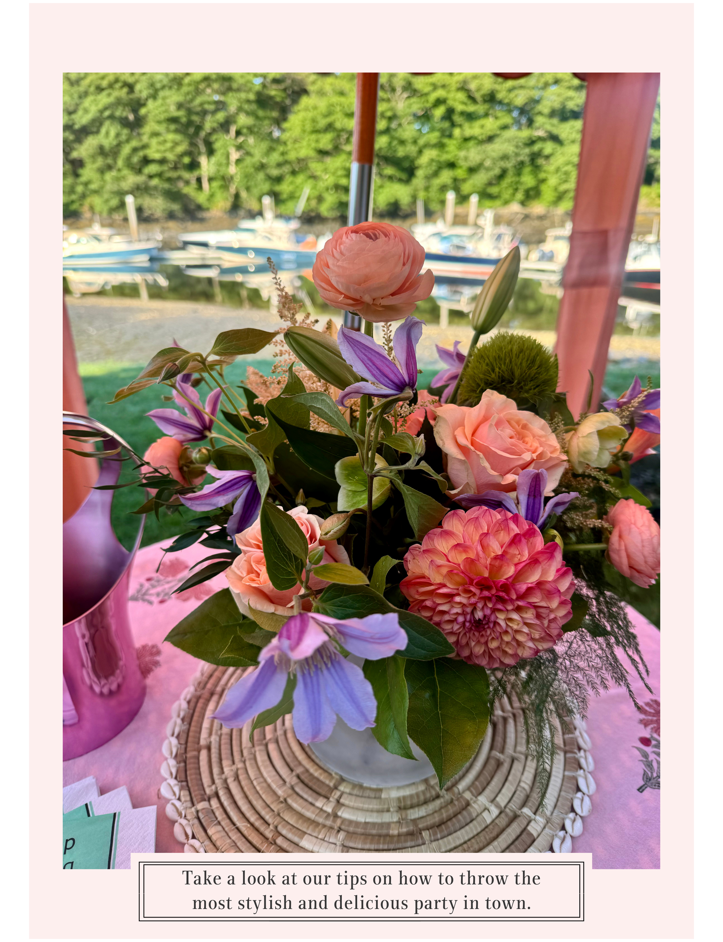 How to Throw a Stylish and Delicious Outdoor Party in Maine  — Sunday Guides Summer 2026 by The Paris House