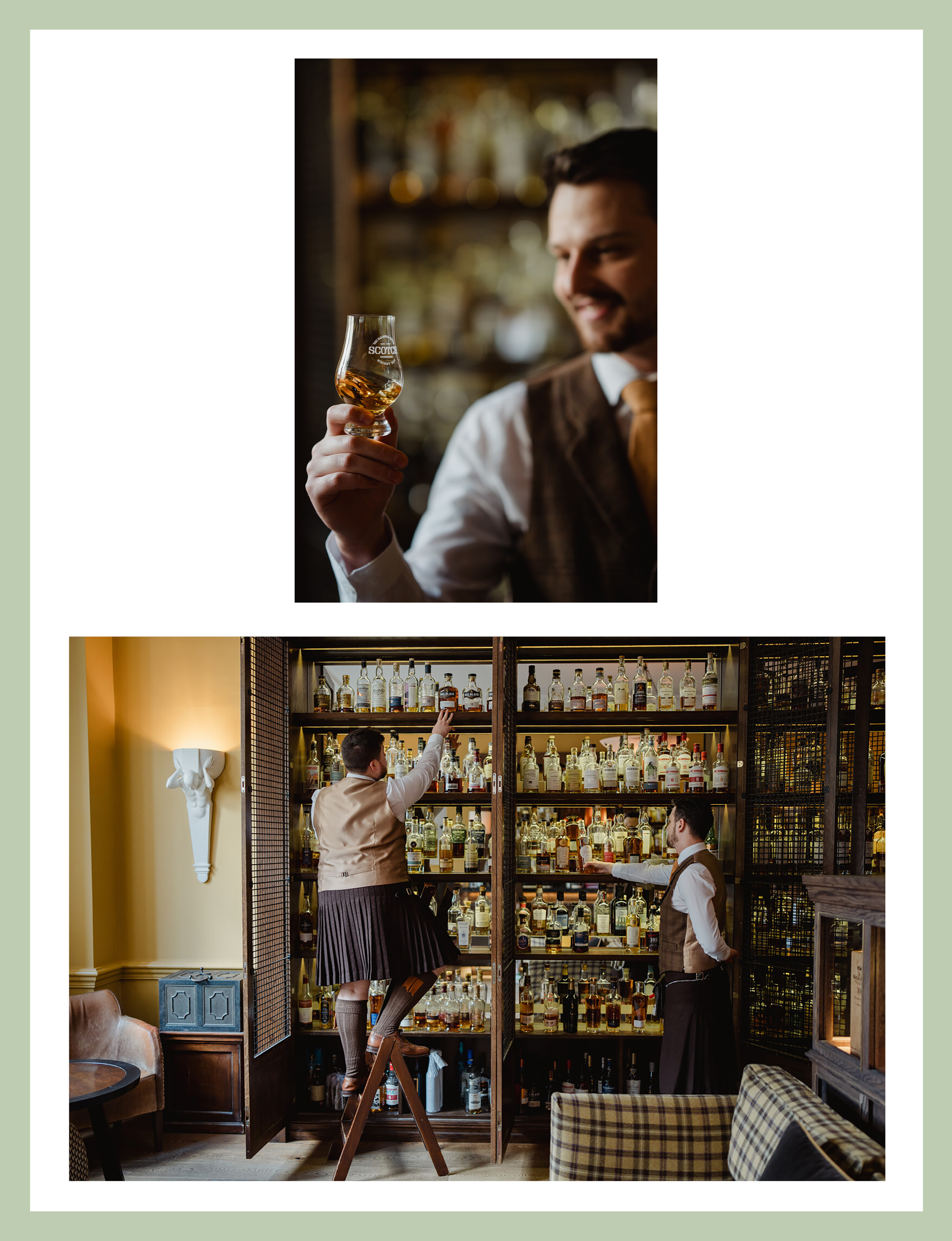 Dining at The Balmoral Hotel, Edinburgh, Scotland