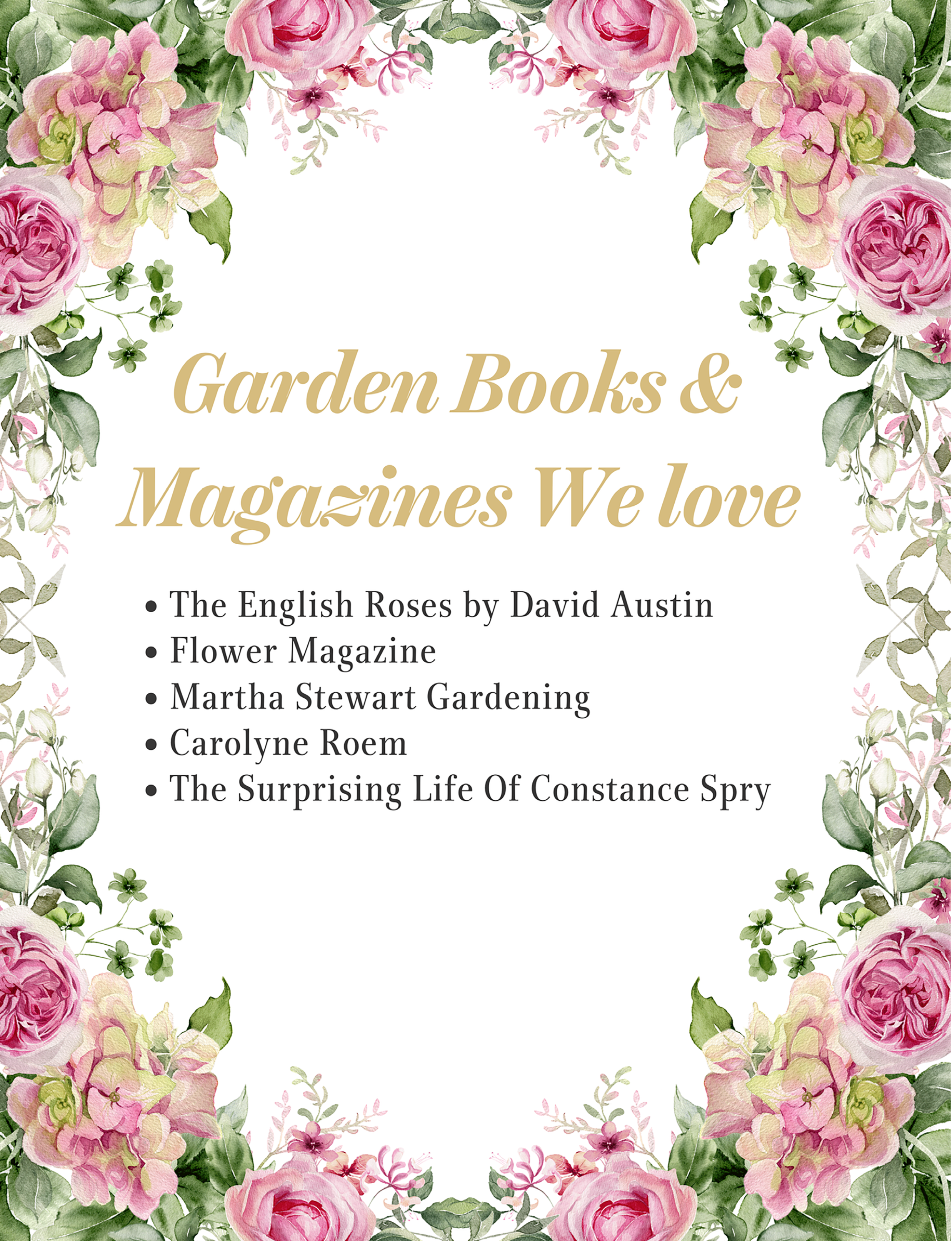 Garden Books & Magazines