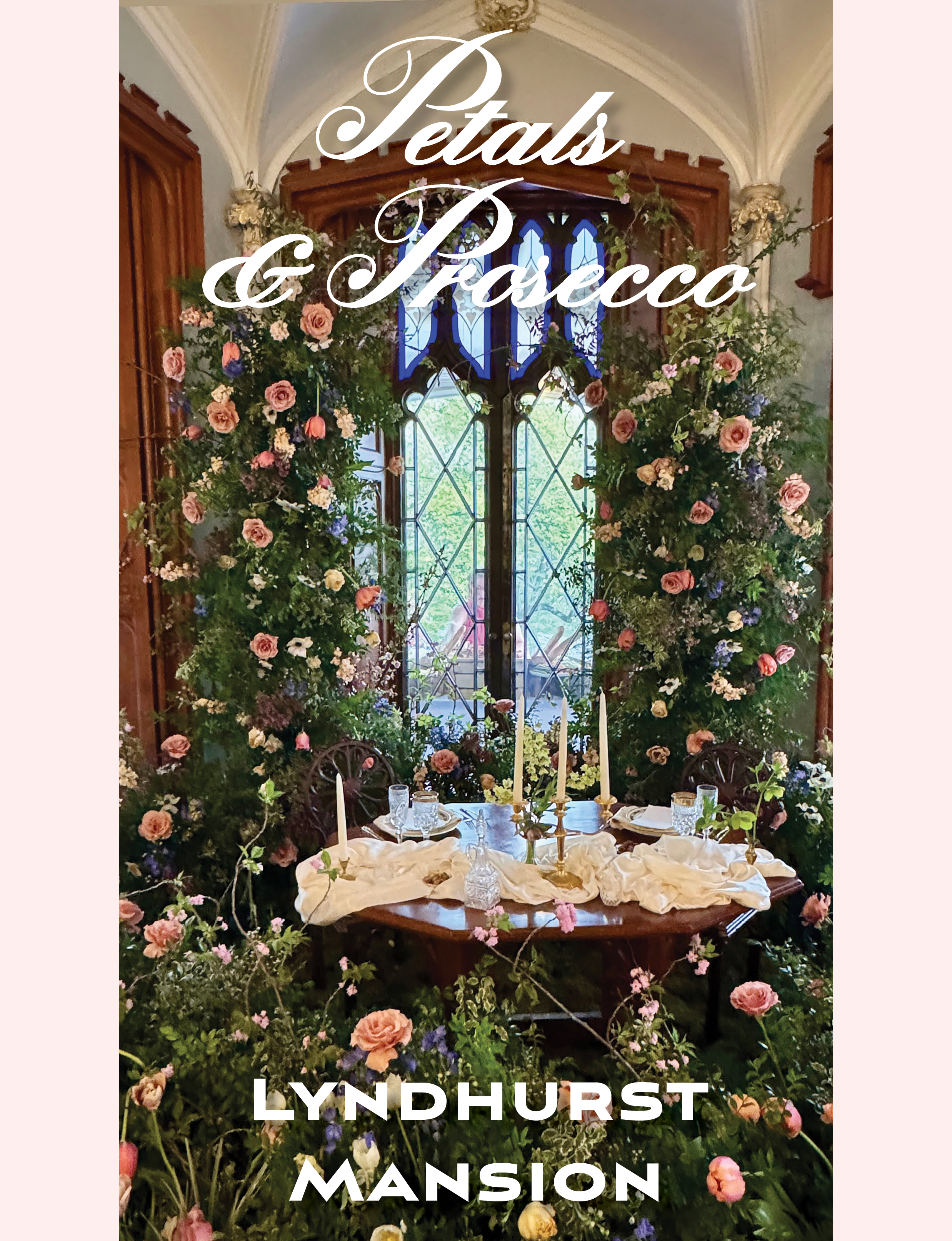 Petals and Prosecco event at Lyndhurst Mansion New Jersey