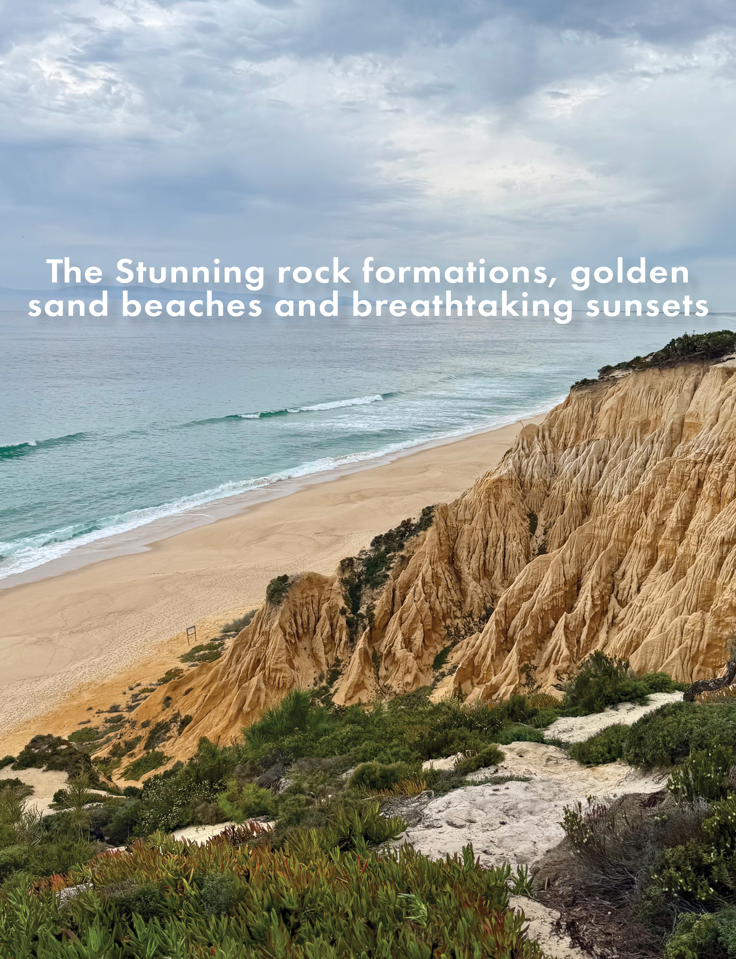 The stunning rock formations, golden sand beaches and breathtaking sunsets Portugal