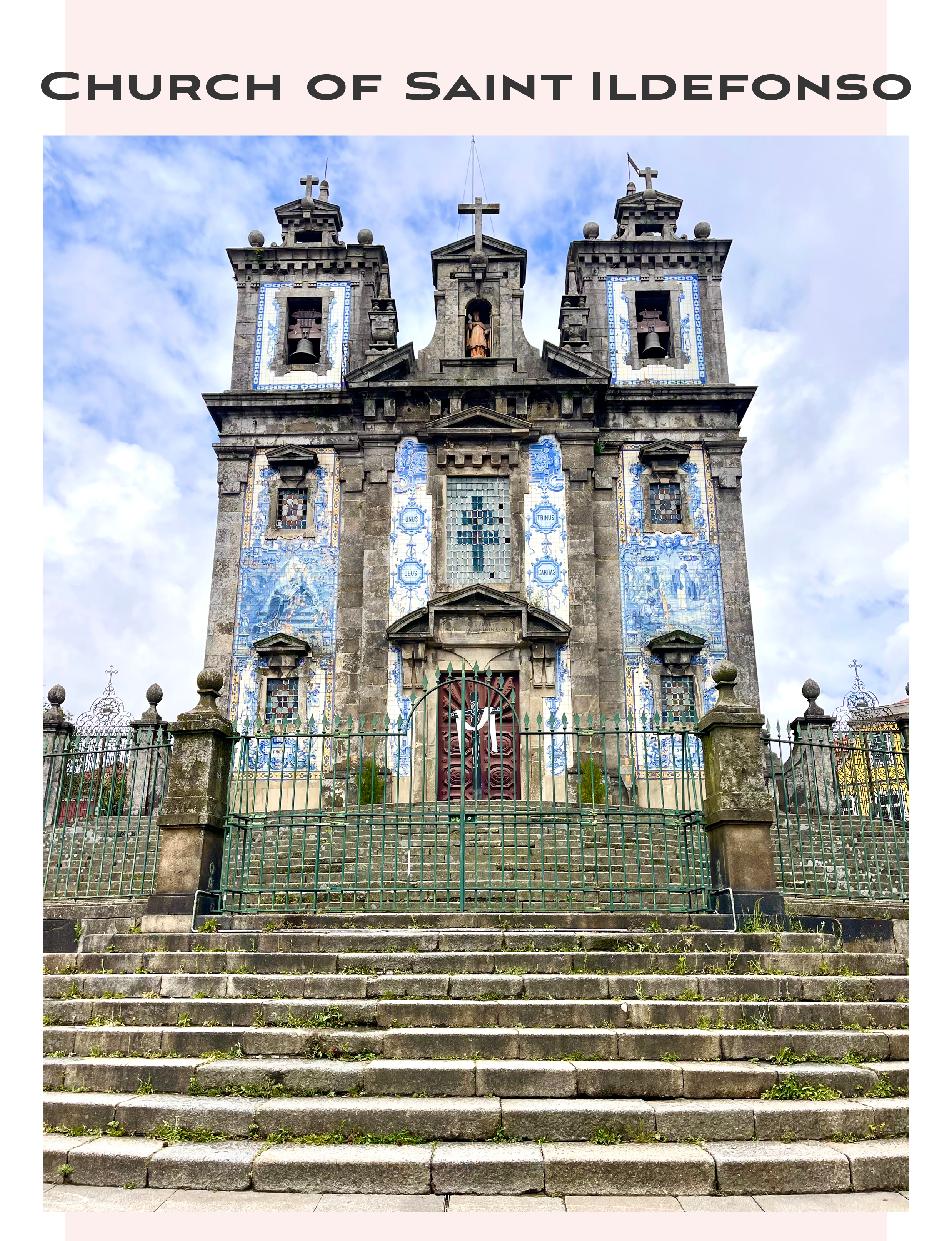 The Church of Saint Ildefonso (Igreja de Santo Ildefonso) is a significant landmark located nearby in the Santo Ildefonso district of Porto.