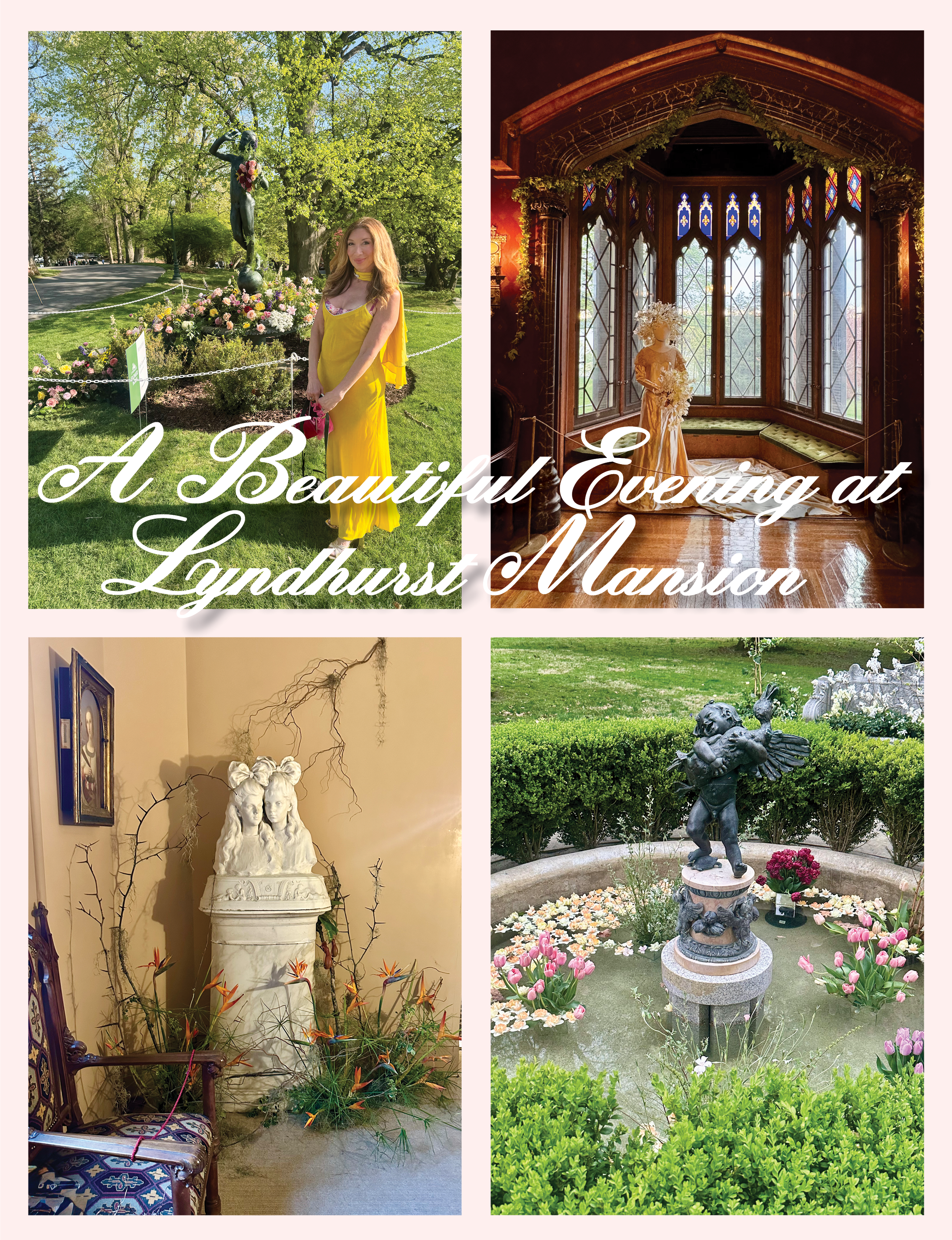 A Beautiful Evening at Lyndhurst Mansion flowers gardens events