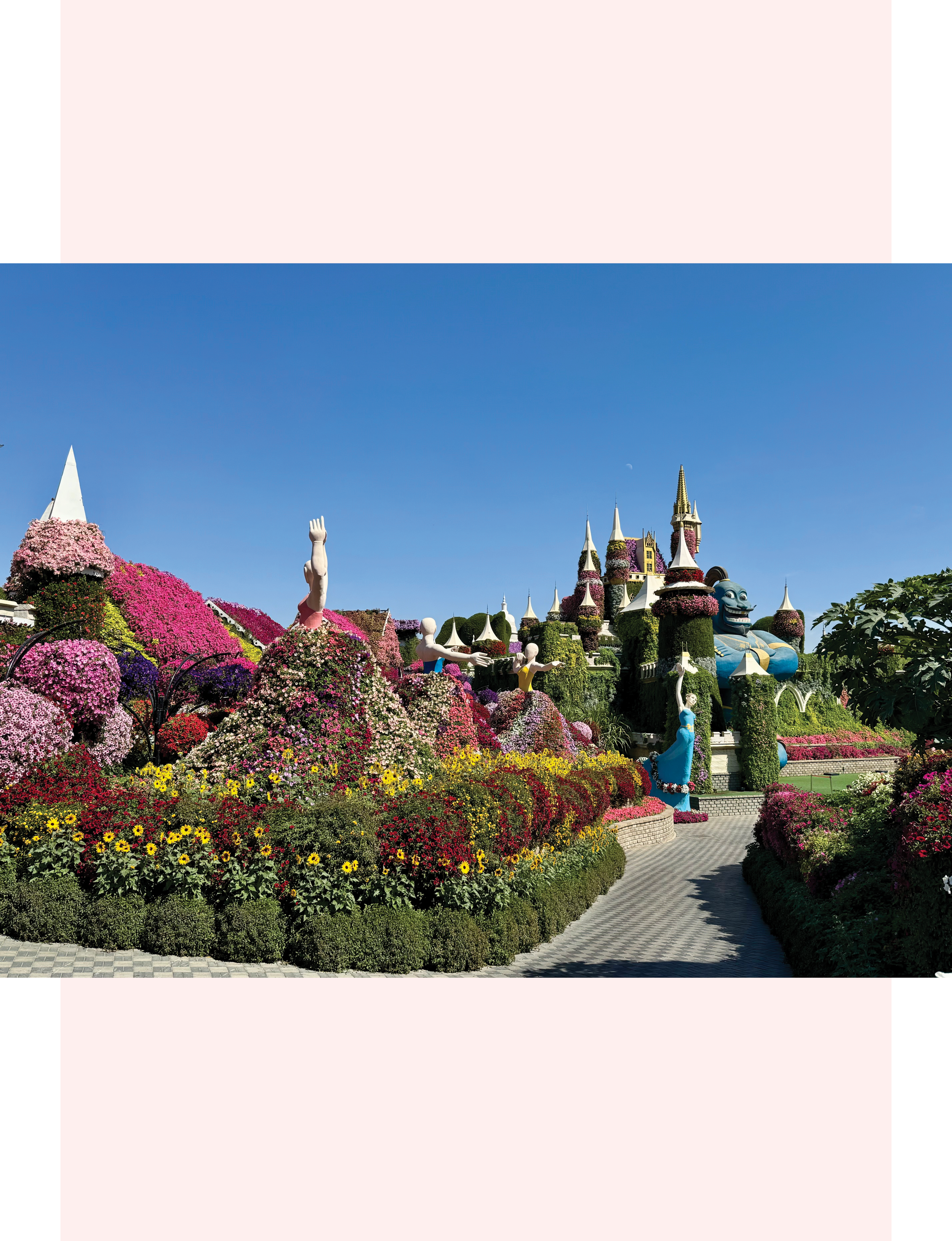 Floral Castle at Dubai Miracle Garden