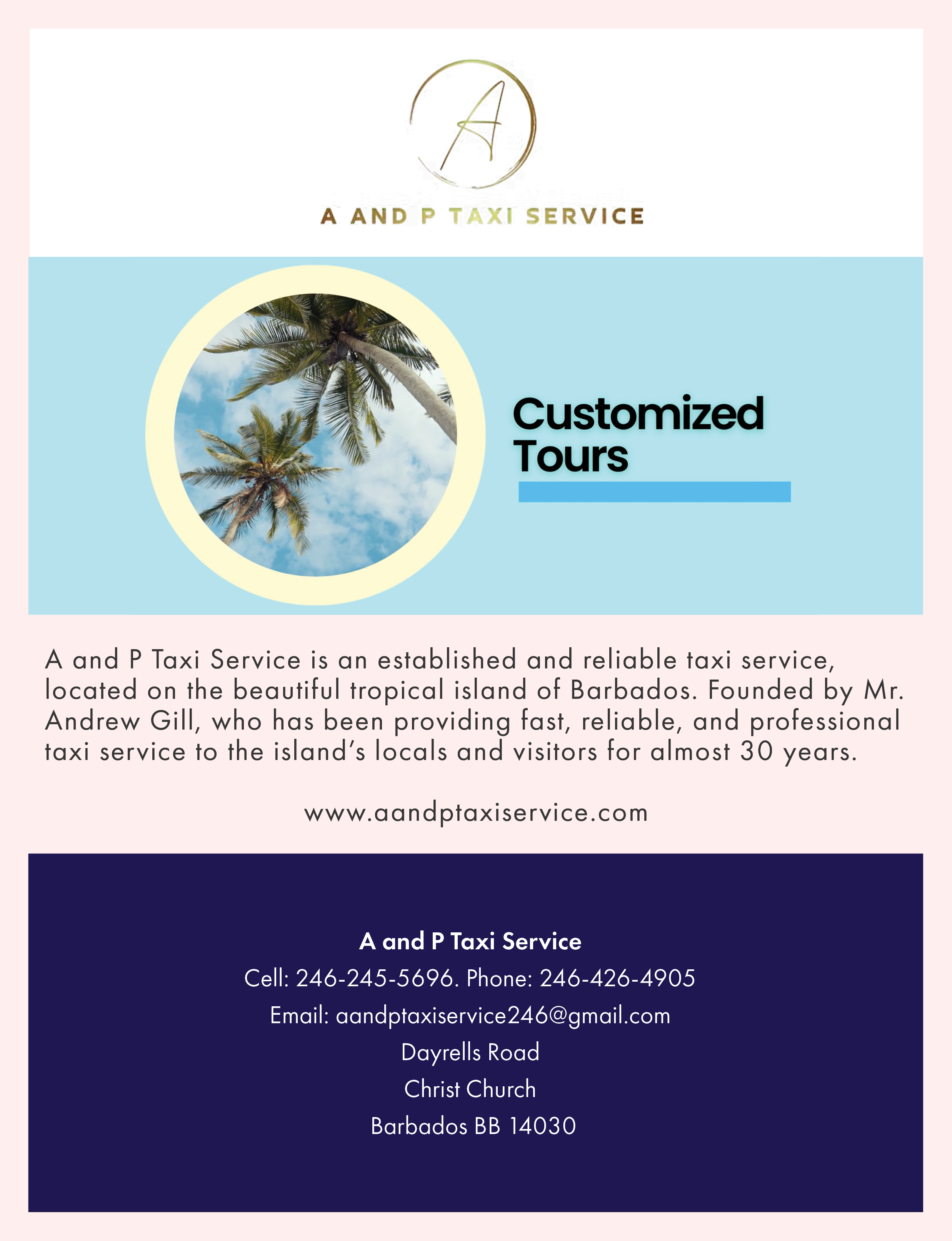 A and P Taxi Service in Barbados
