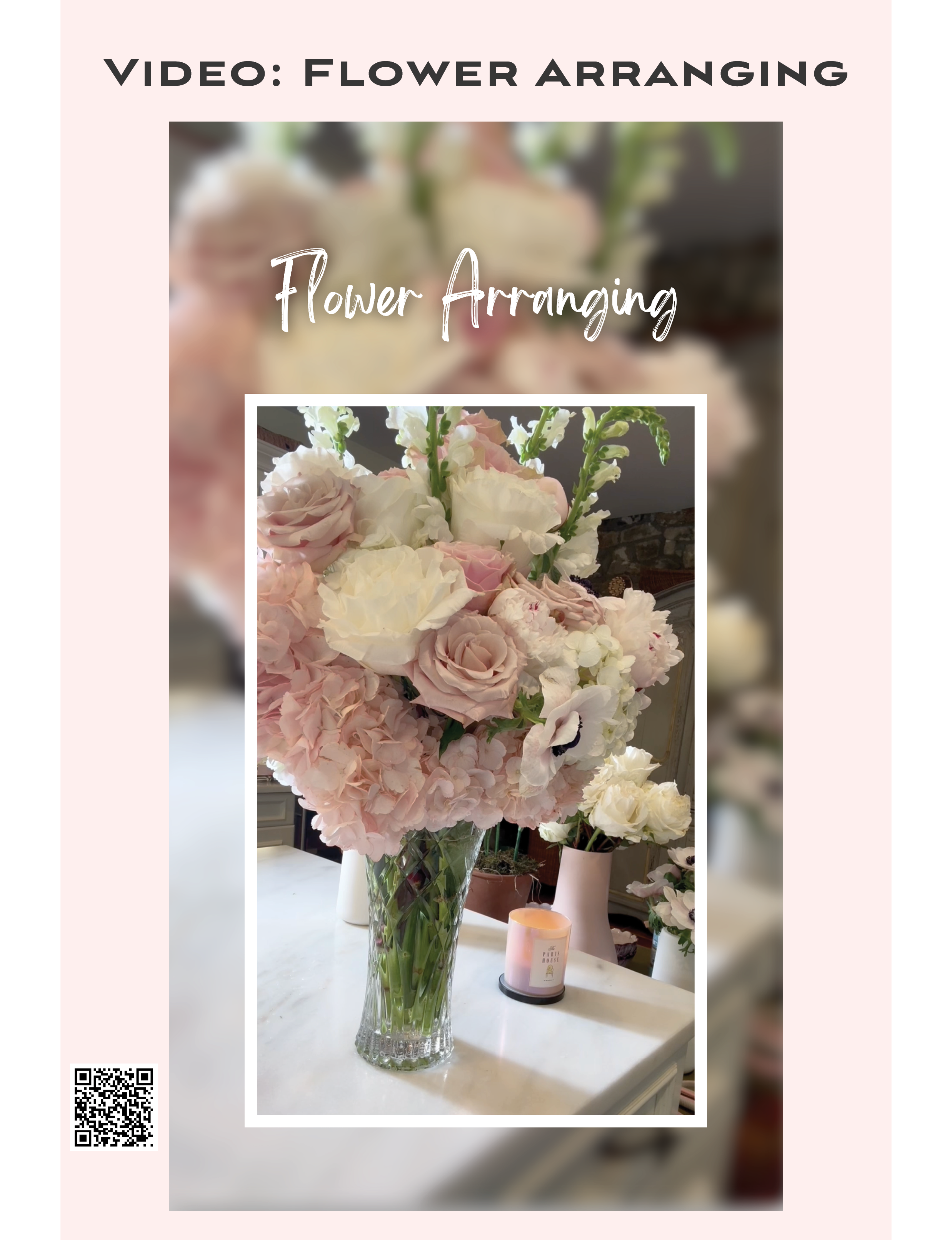 flower arranging video