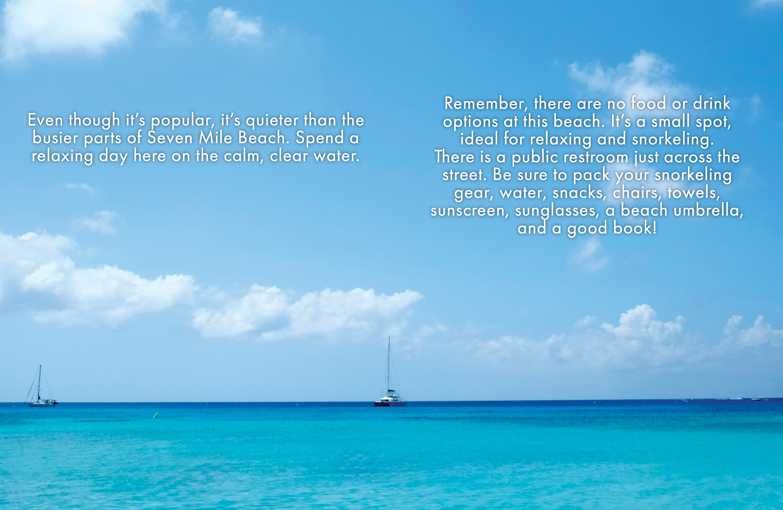 Ocean views from Cemetery Beach Grand Cayman