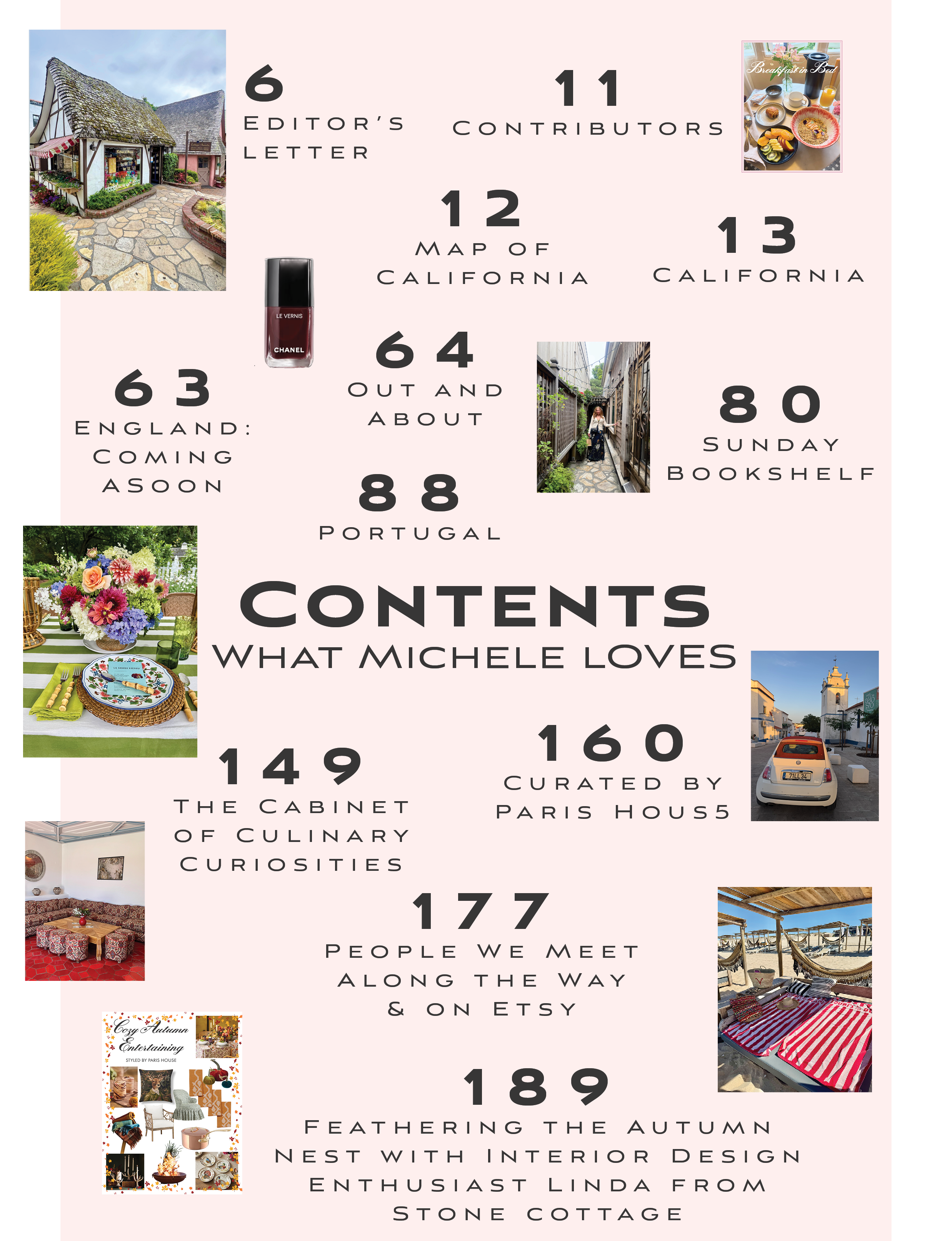 Contents What Michele Loves Fall 2026
