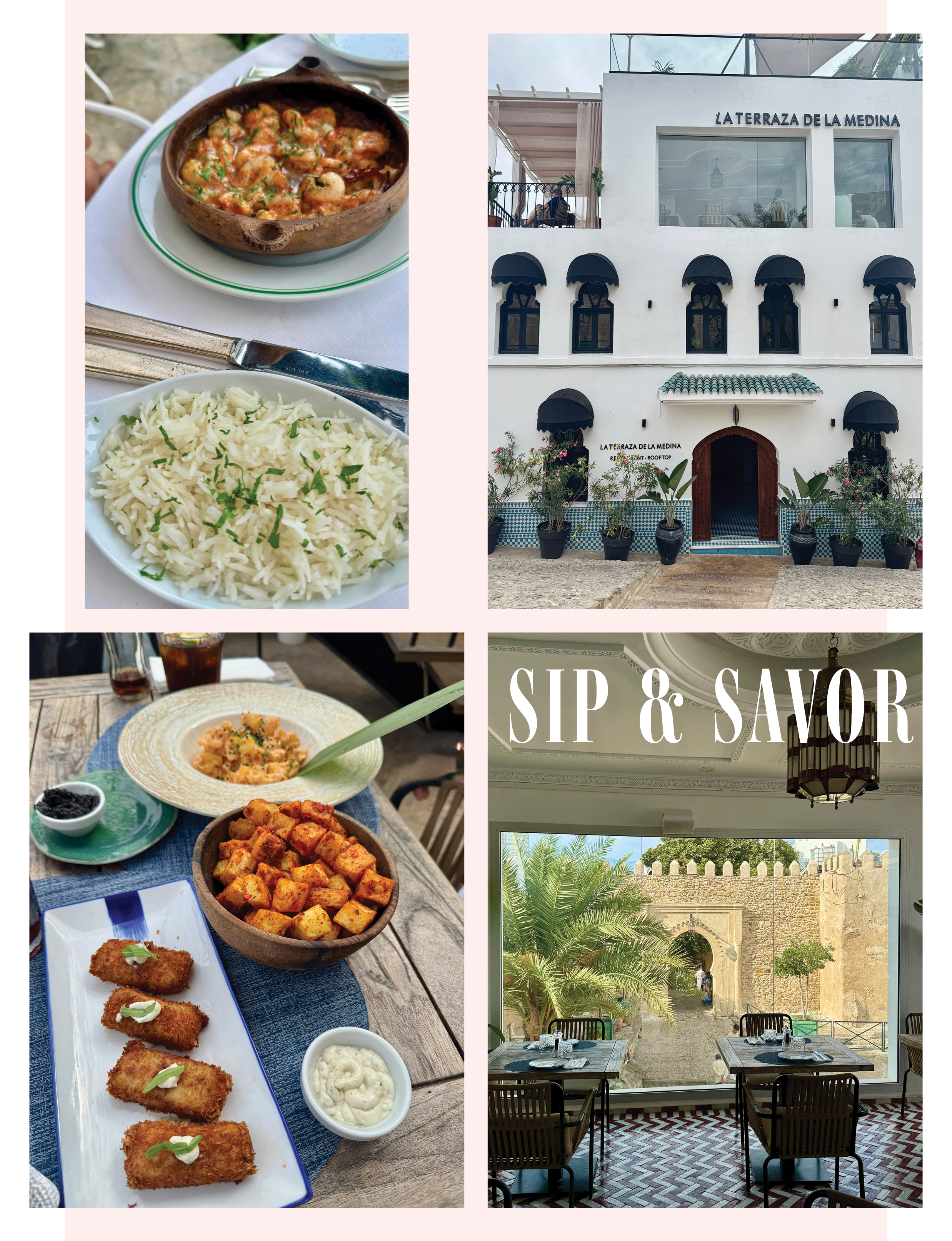 Food cuisine dining at The Kasbah of Tangier