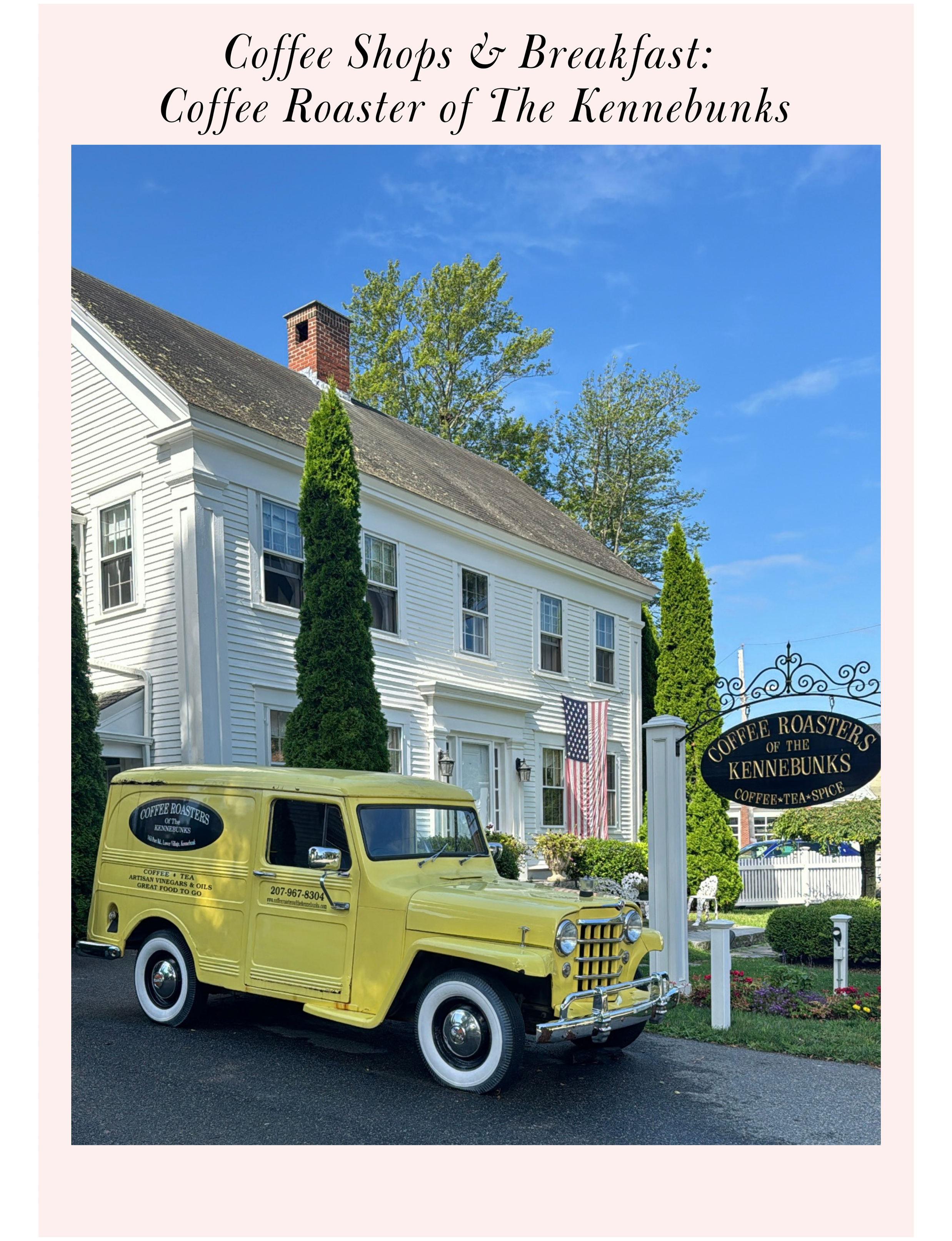 Coffee Roasters of the Kennebunks coffee tea spice in Maine