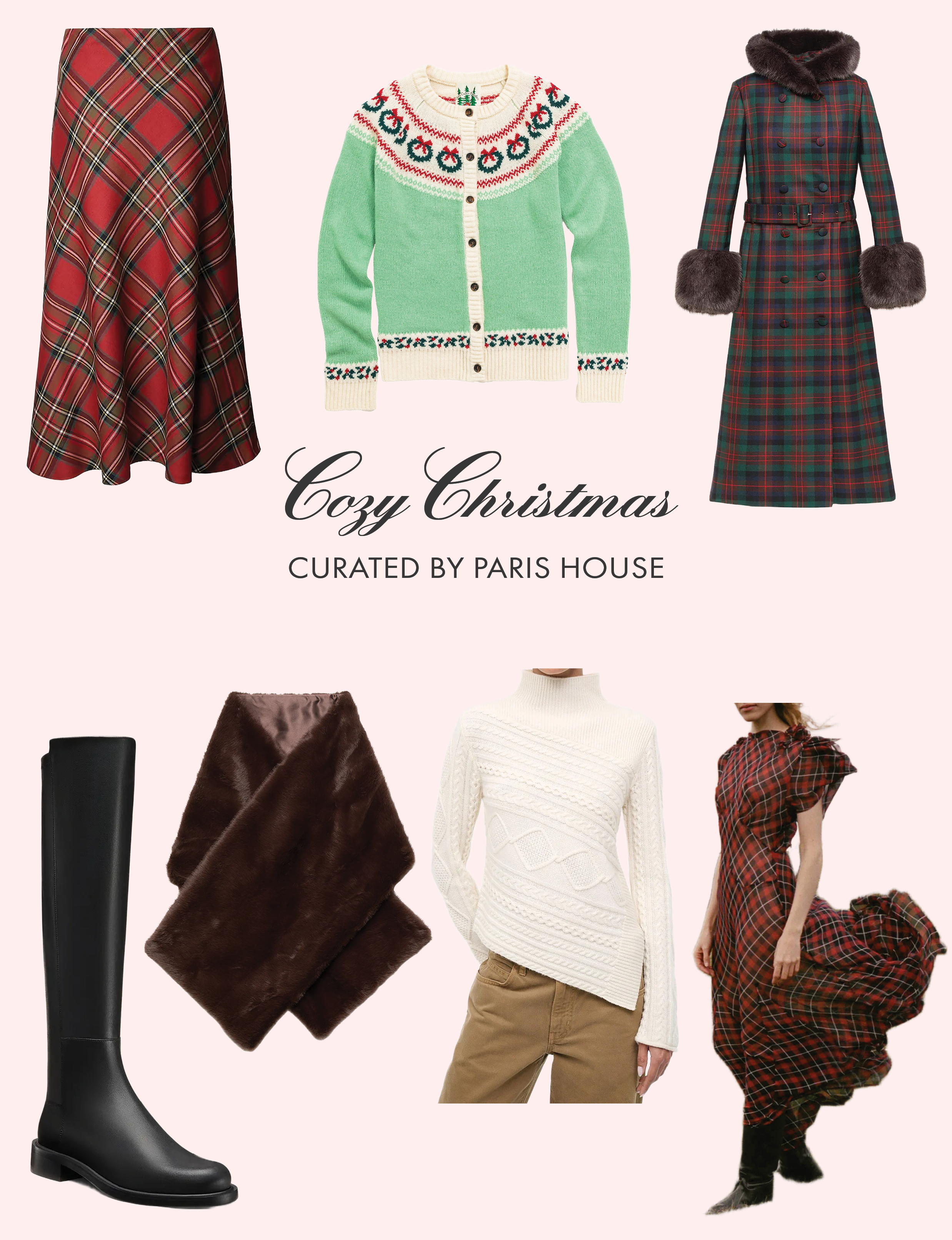 cozy womens fashion for Christmas winter holiday party