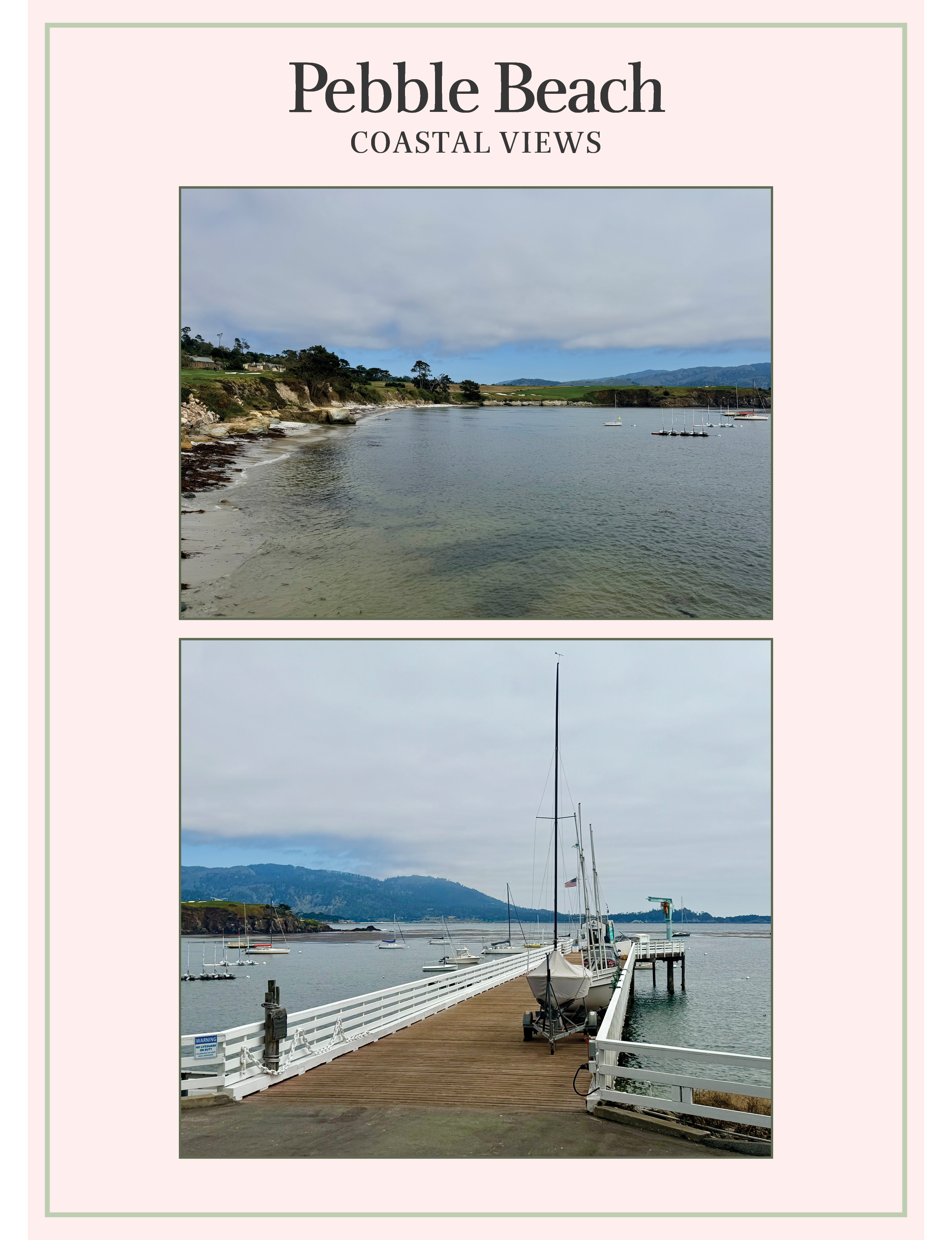 Pebble Beach Coastal Views California