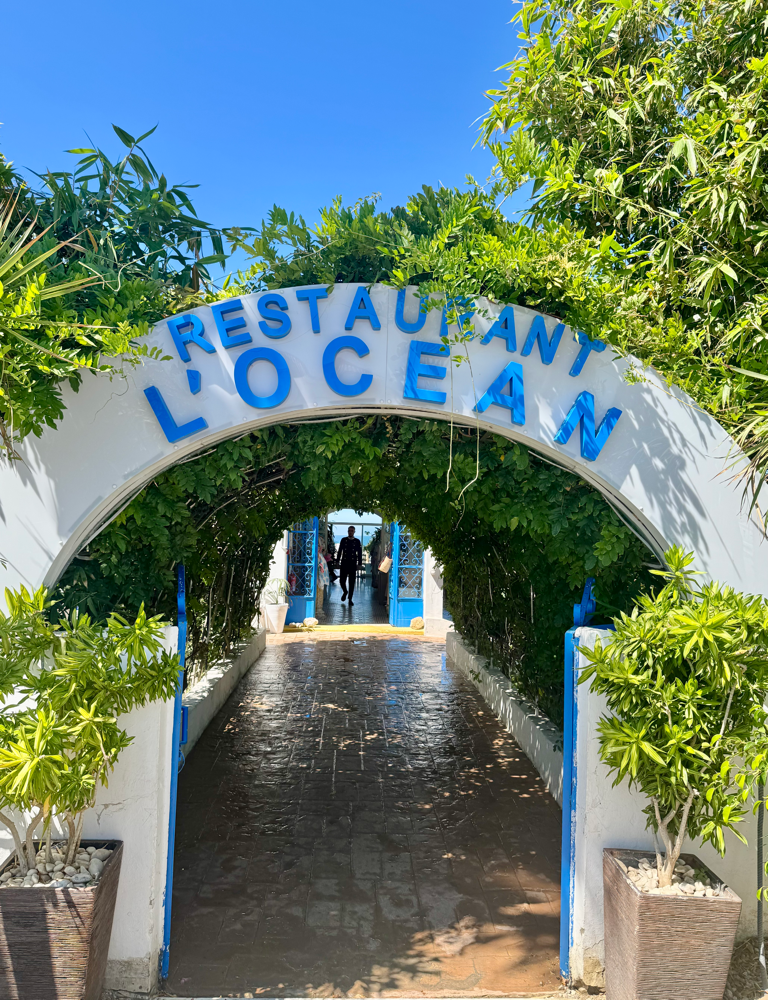 Restaurant L'Ocean in Tangier Morocco Africa