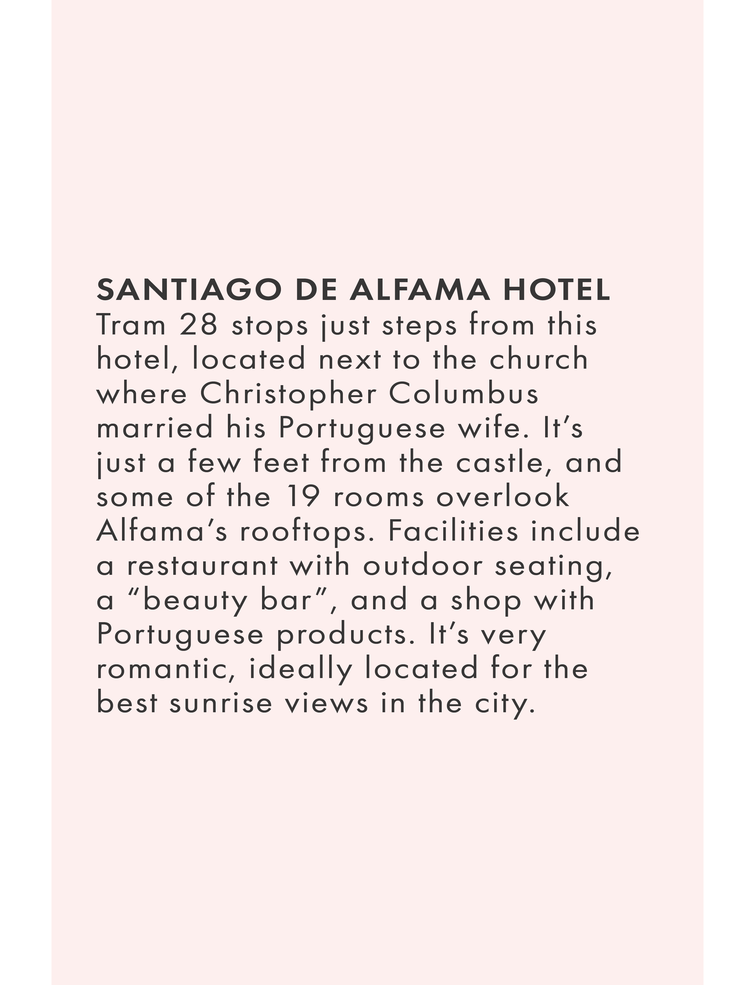 About Santiago de Alfama Hotel in Lisbon Portugal