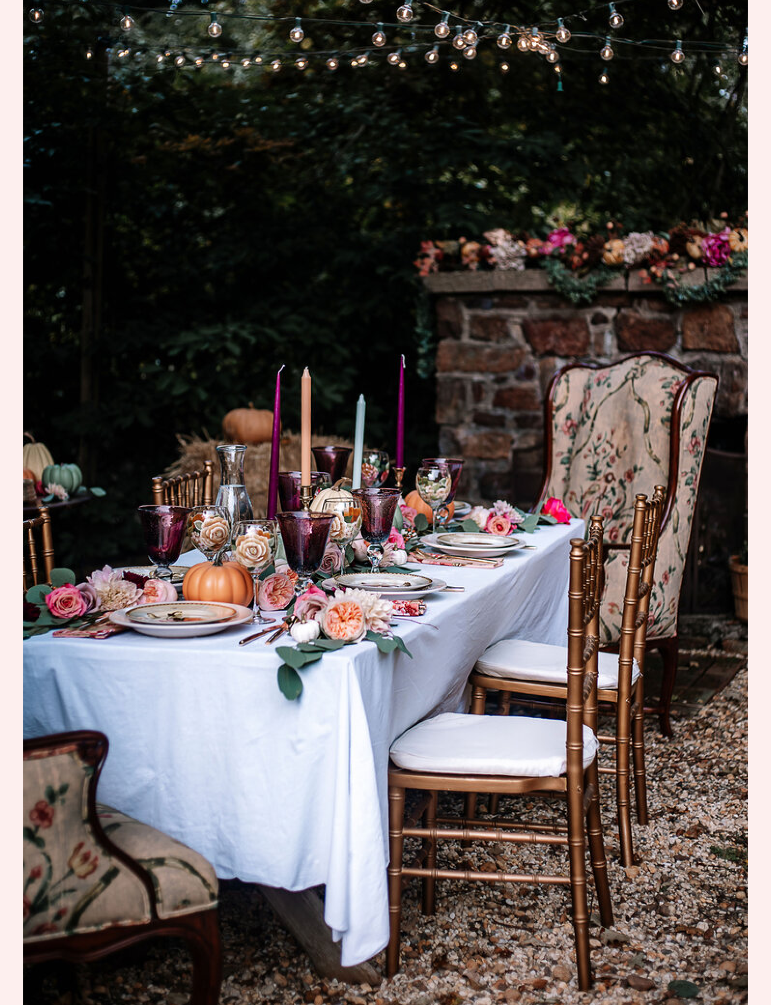 autumn fall table setting