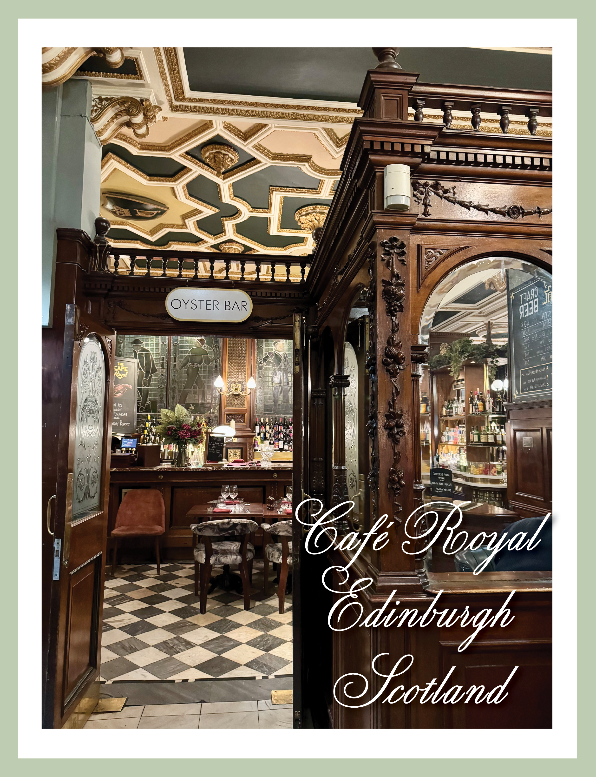 Café Royal, Edinburgh, Scotland 